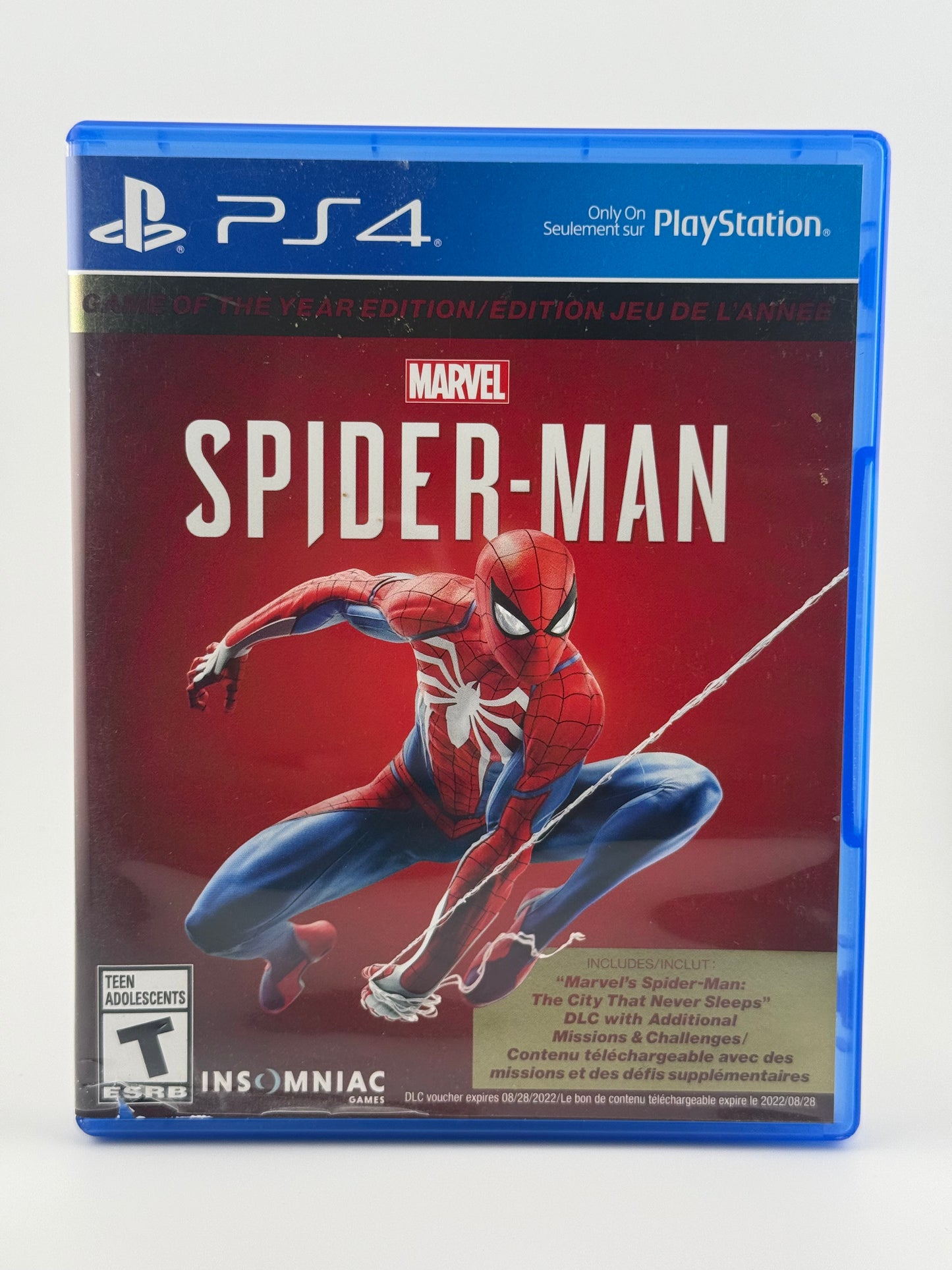 Marvel Spiderman Game of The Year PS4 CIB