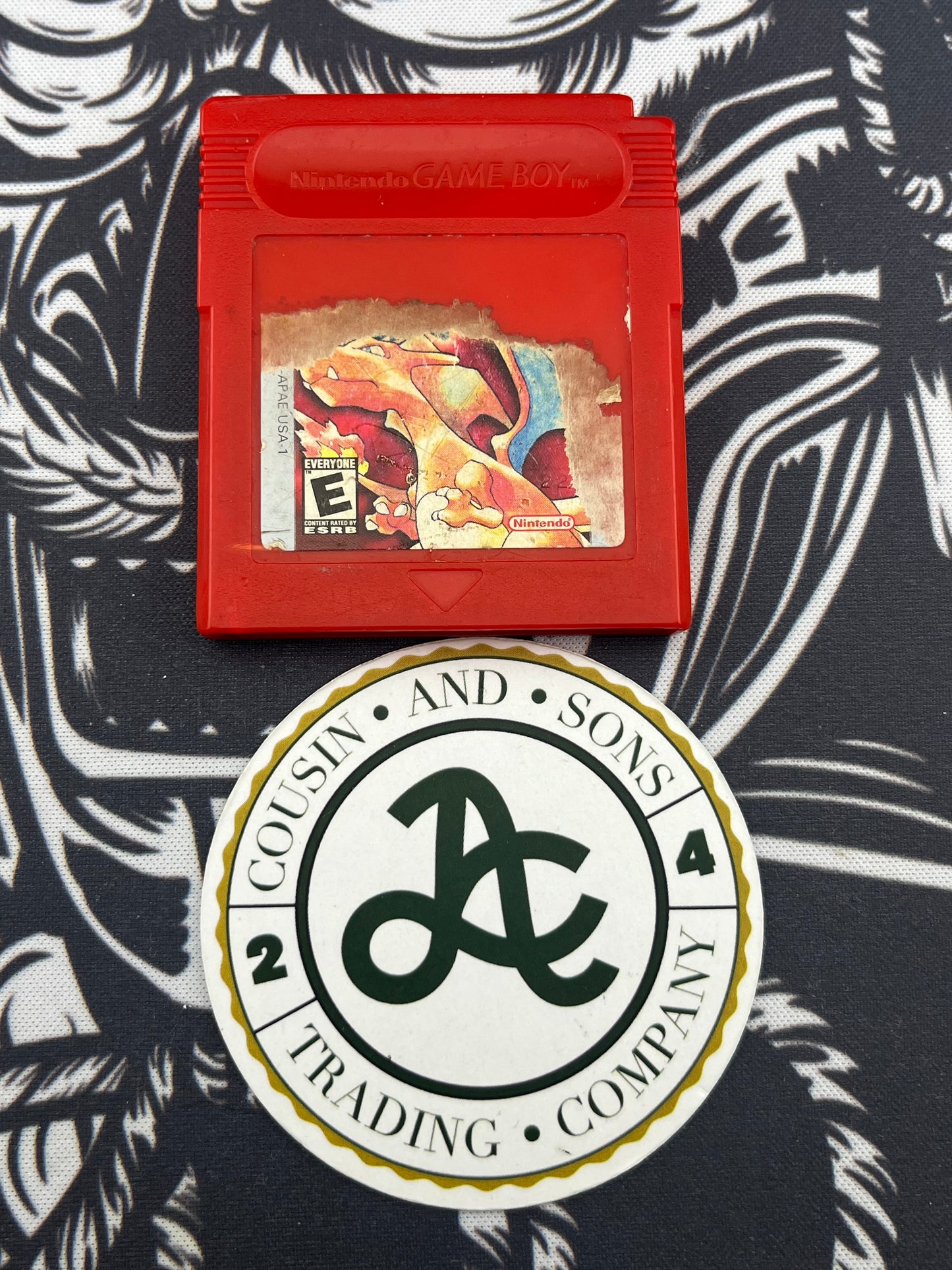 Pokémon Red bad Label GBC Loose