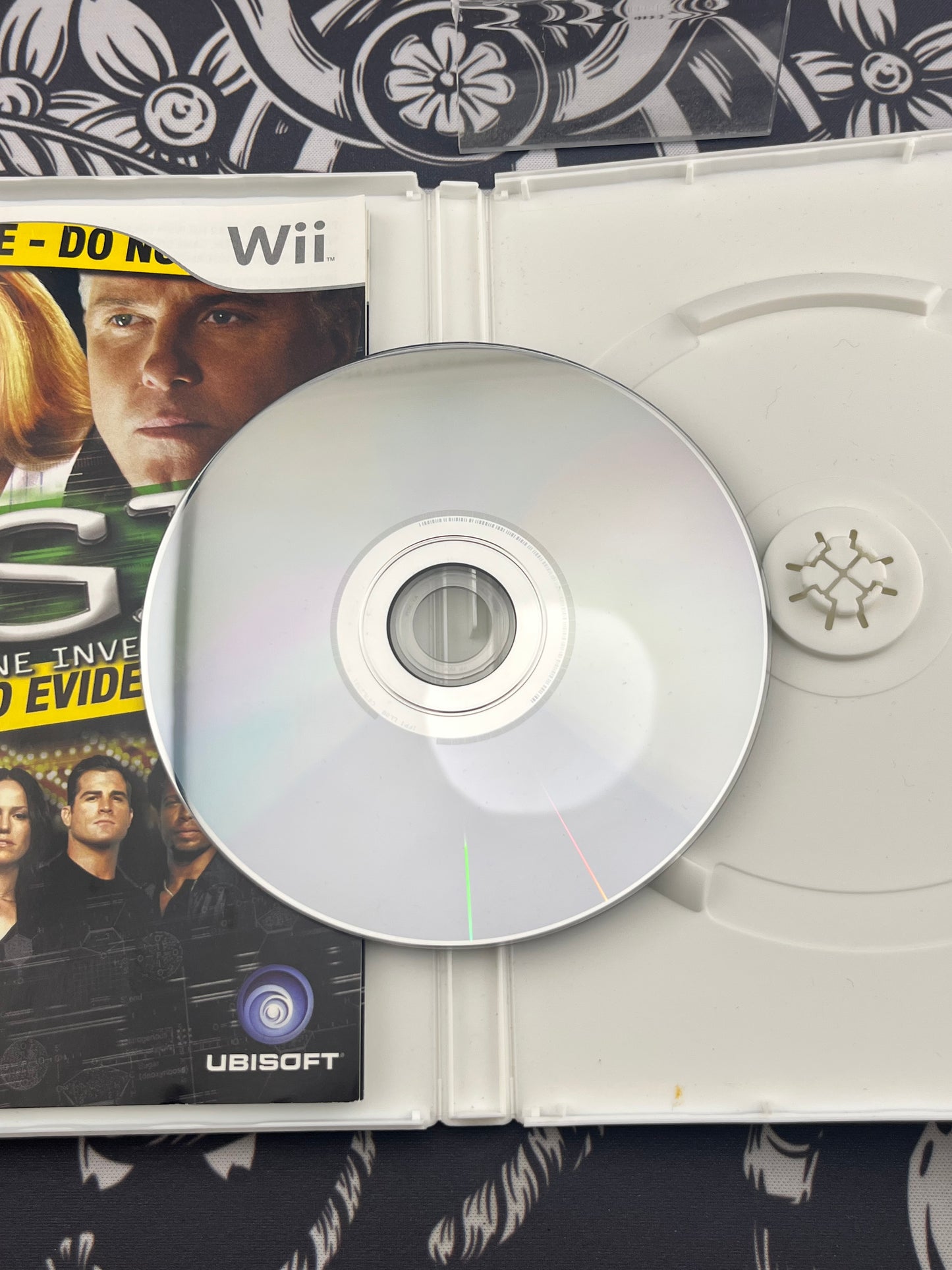 CSI Hard Evidence Wii CIB