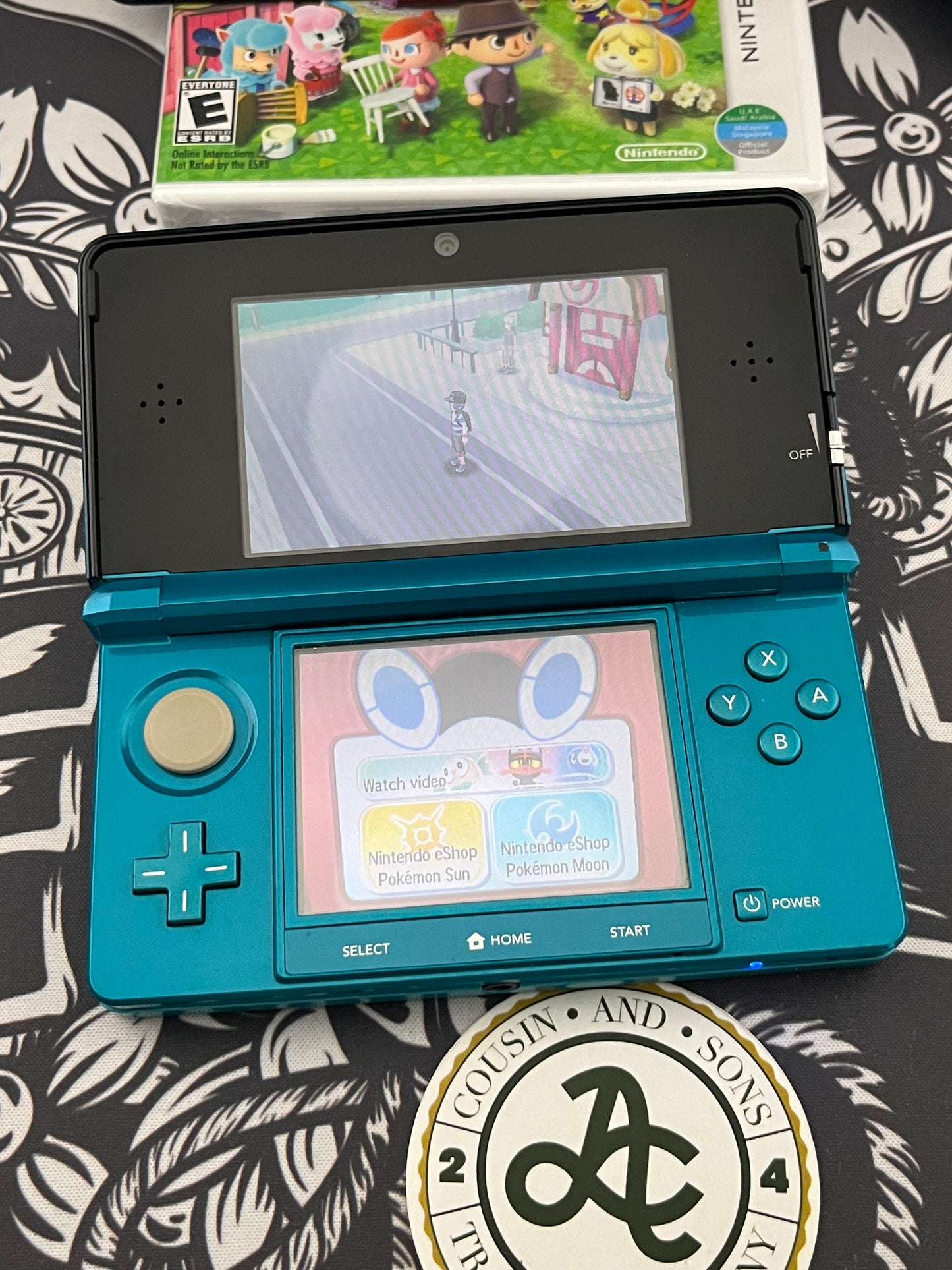 Aqua 3DS Loose with Animal Crossing