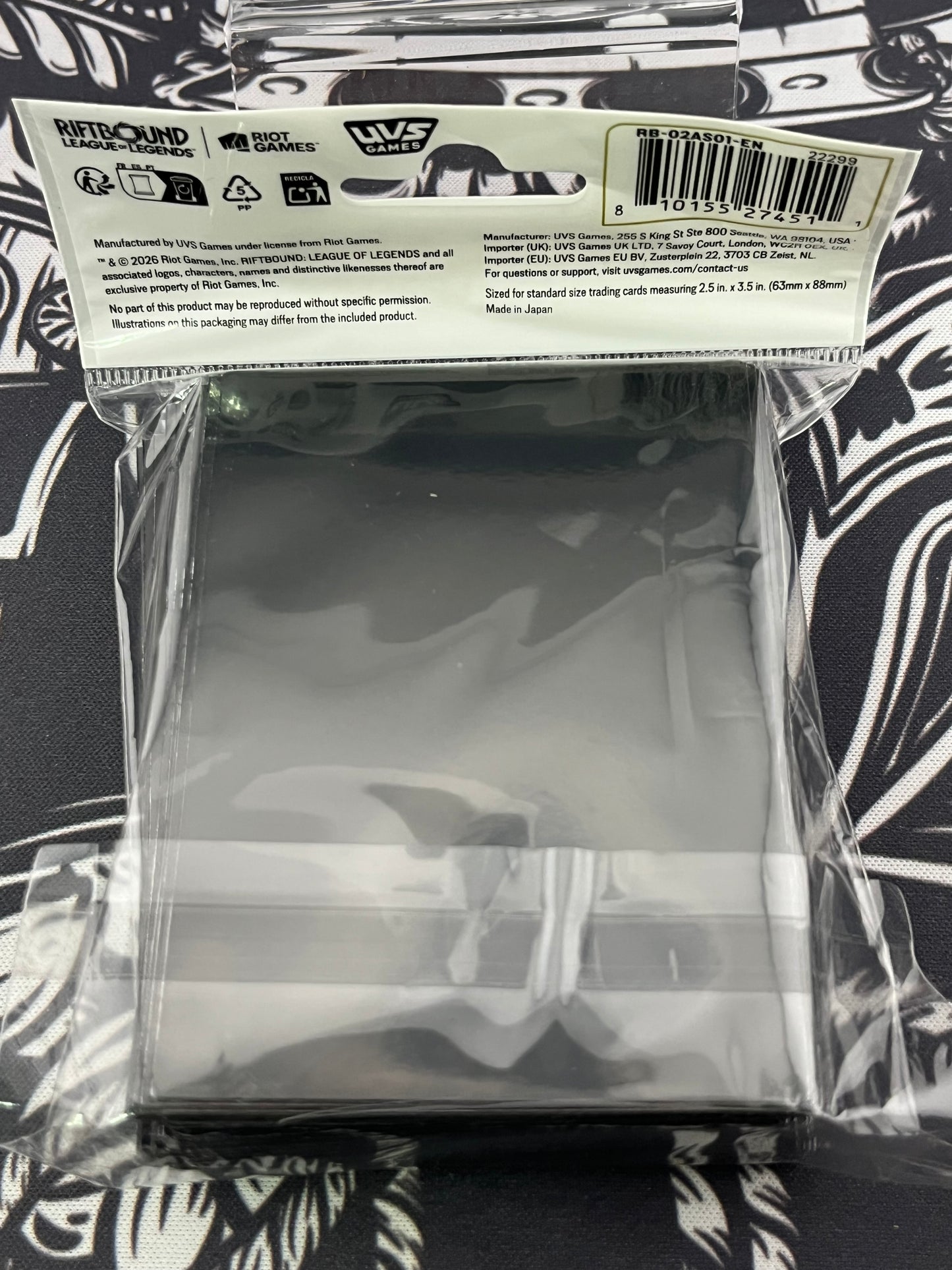 100 Art Sleeves - Spirit Blossom Teemo - RiftBound League of Legends