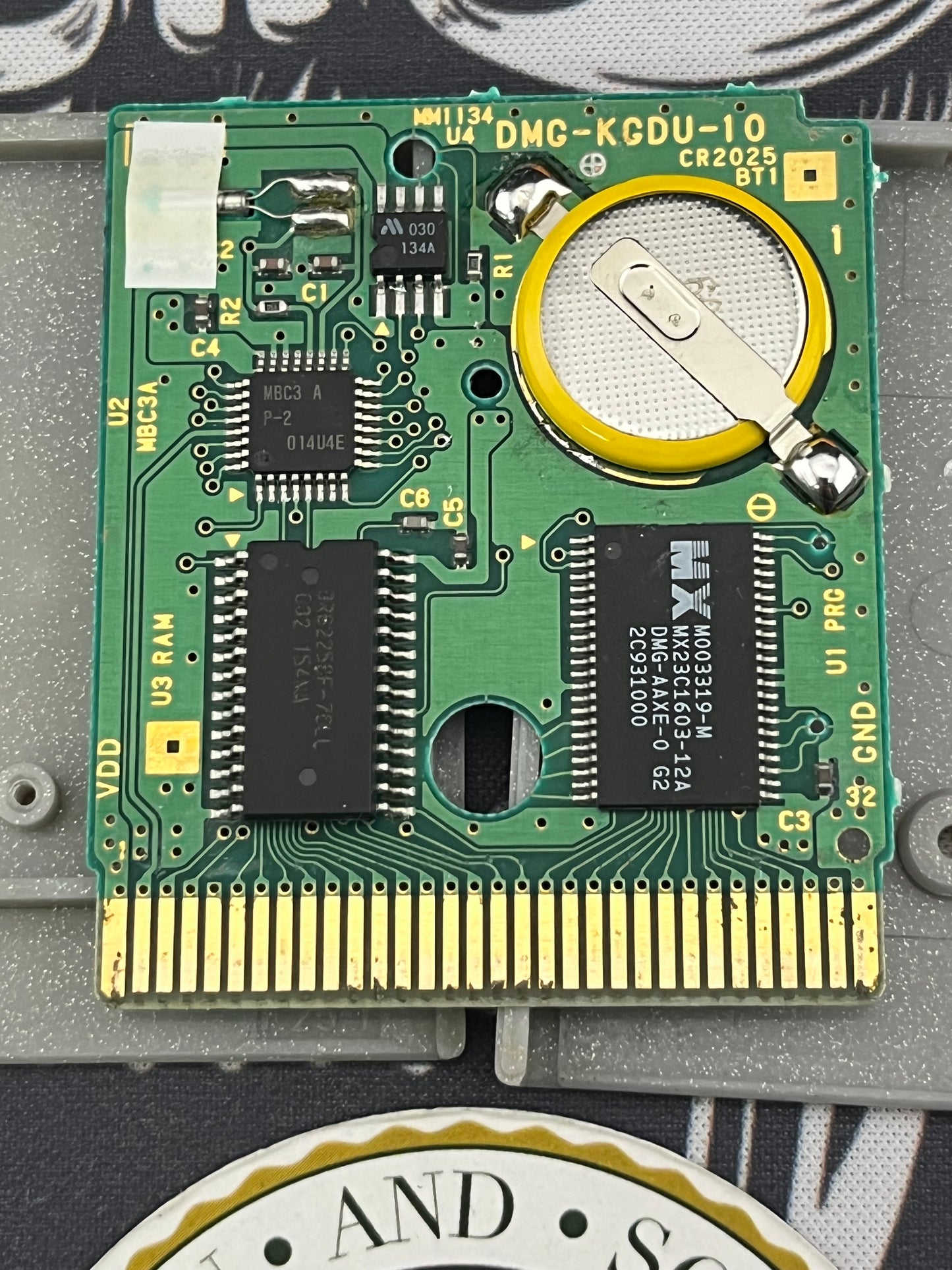 Pokémon Silver GBC Okay Label