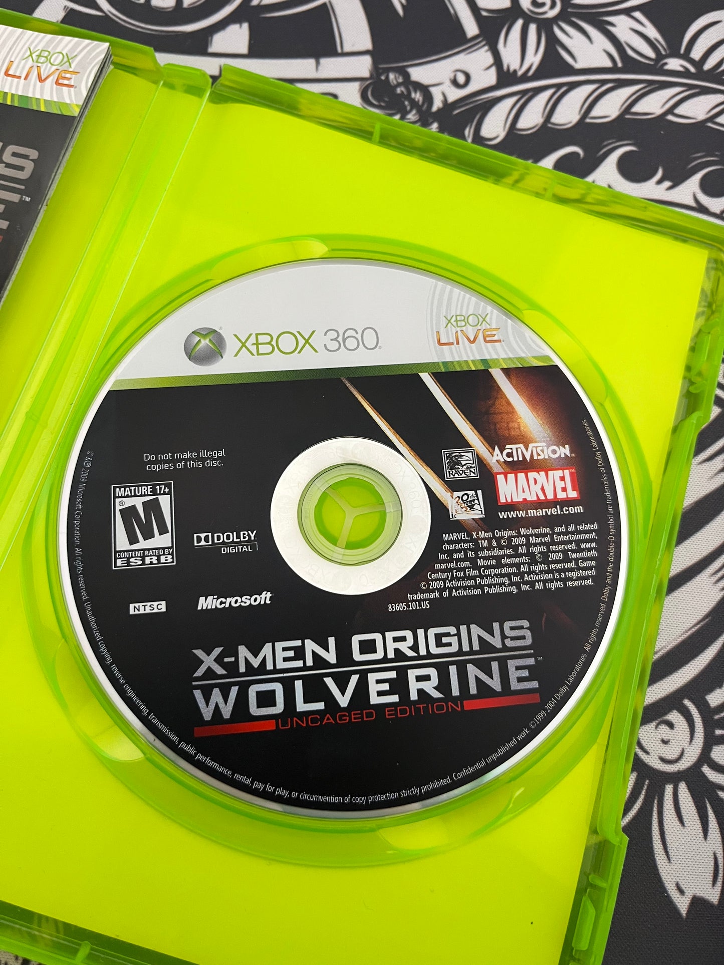 X Men Origins Wolverine Xbox 360 CIB