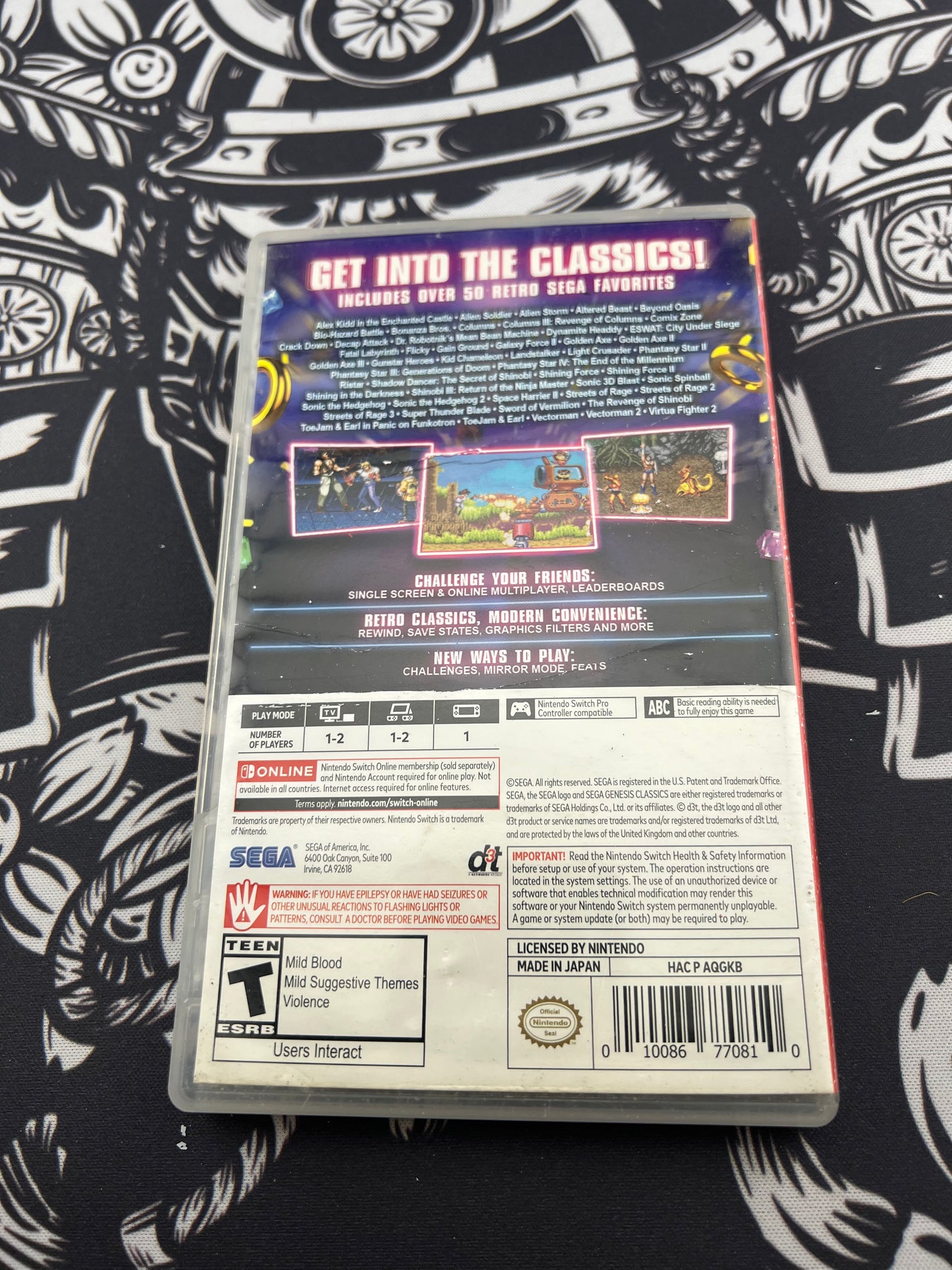 Sega Genesis Classics Switch CIB