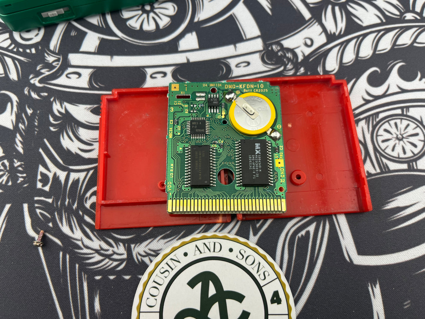 Pokémon Red bad Label GBC Loose
