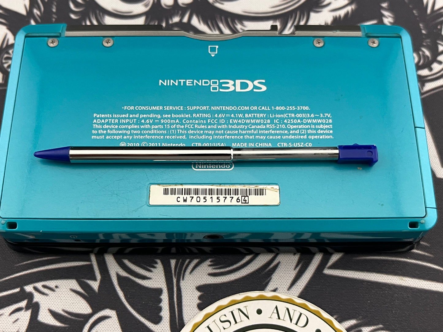 Aqua 3DS Loose with Animal Crossing