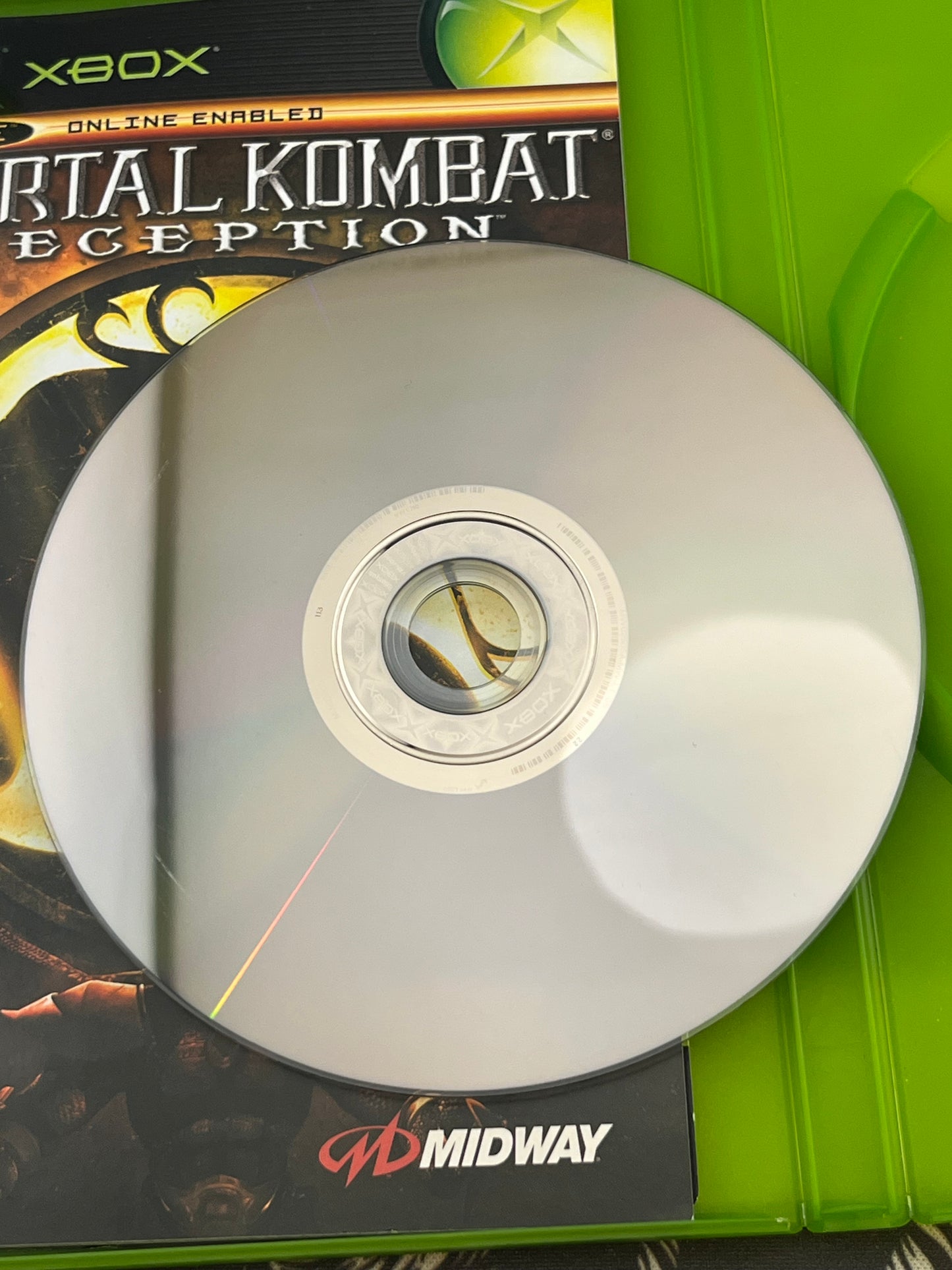 Mortal Kombat deception Xbox CIB