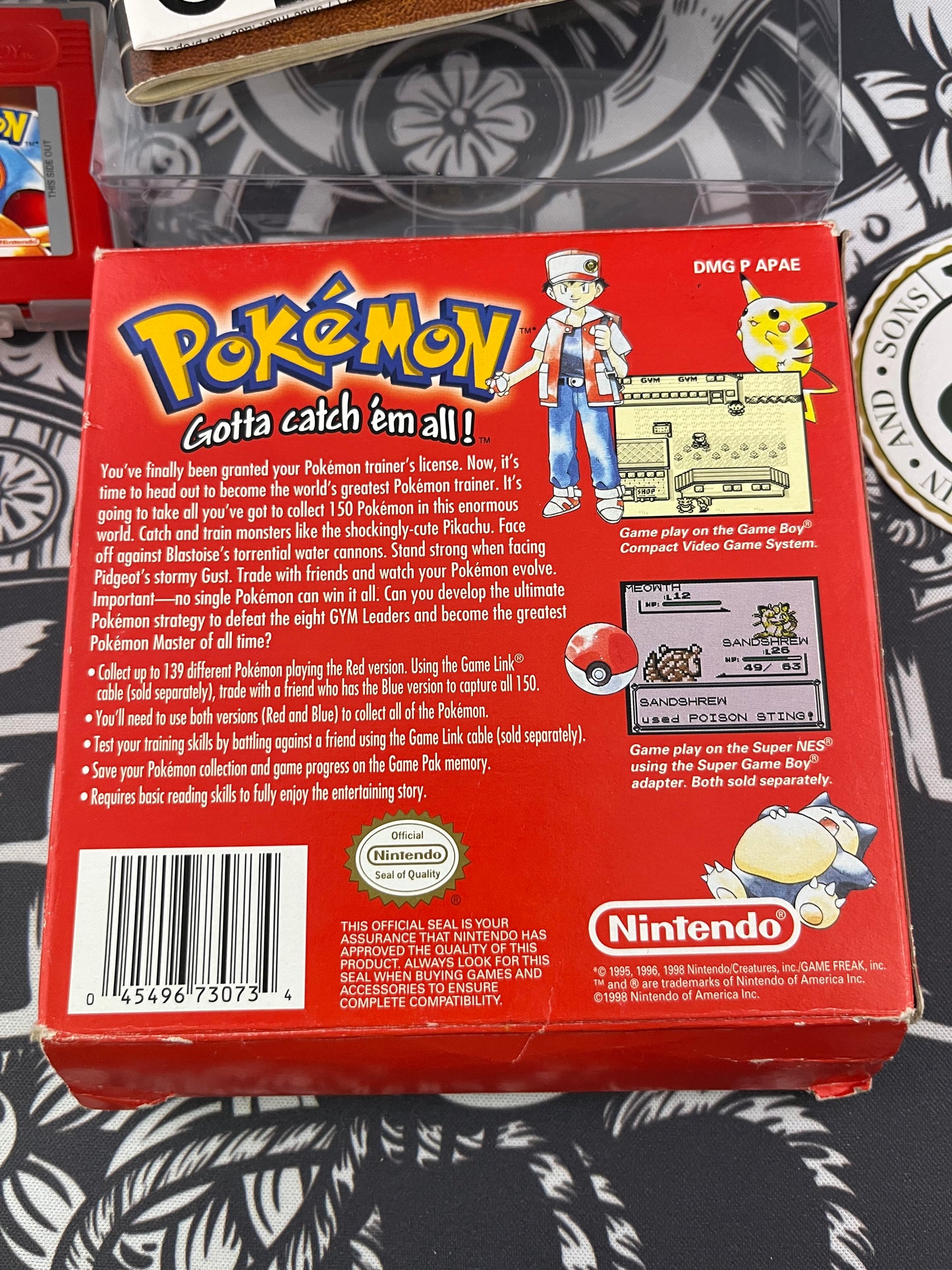 Pokémon Red GBC Almost CIB