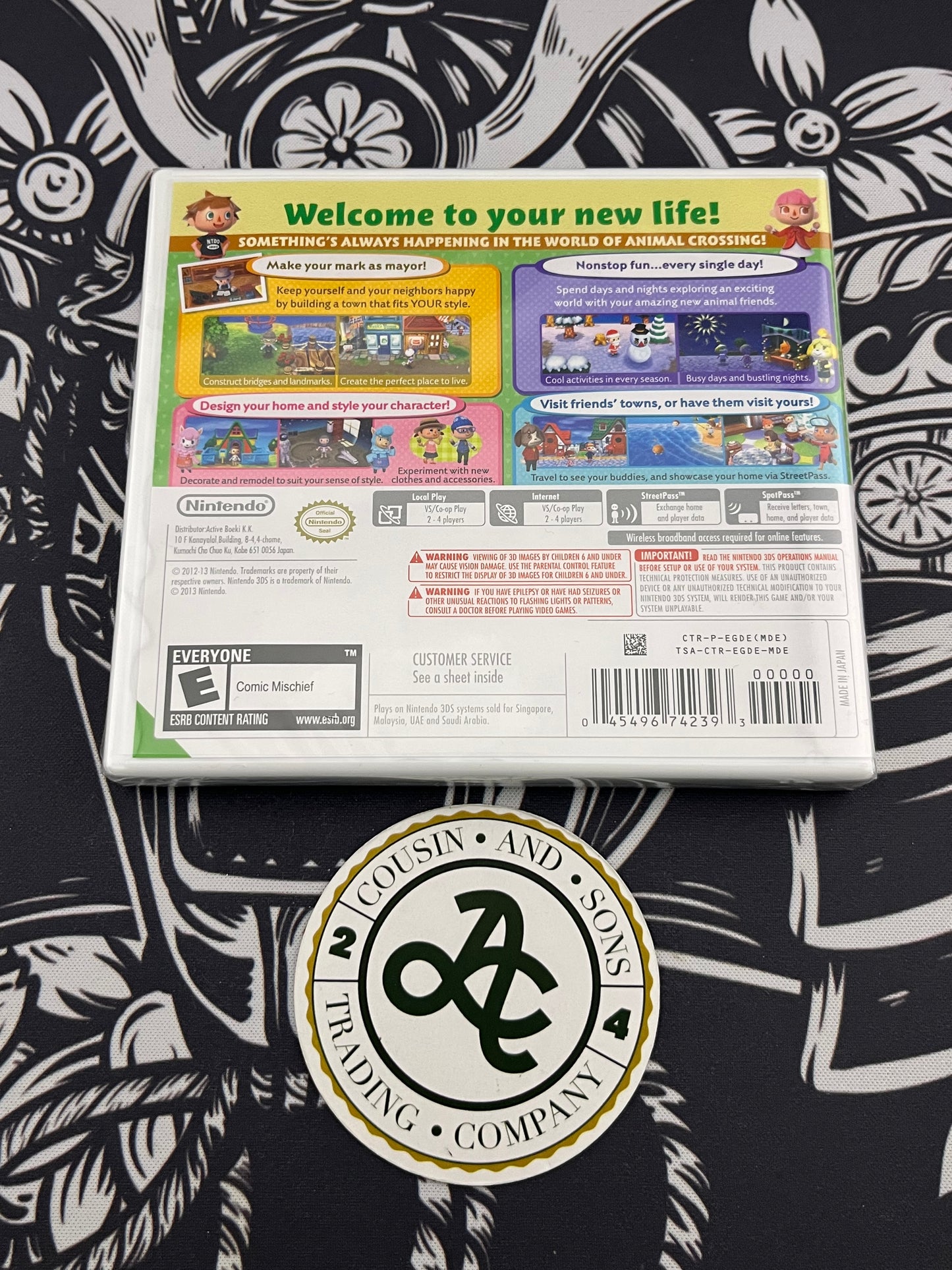 Aqua 3DS Loose with Animal Crossing
