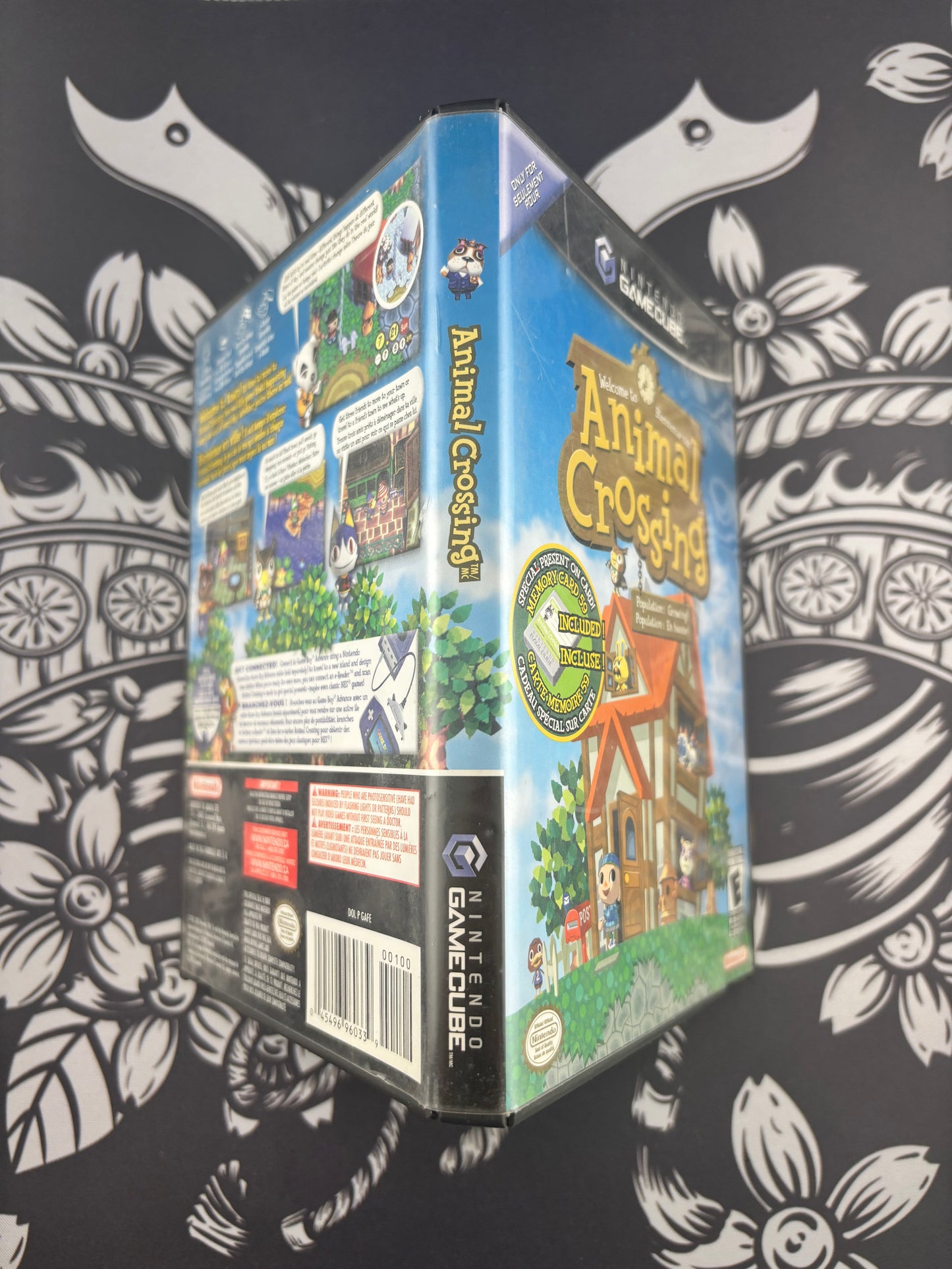 Animal Crossing GameCube black label CIB