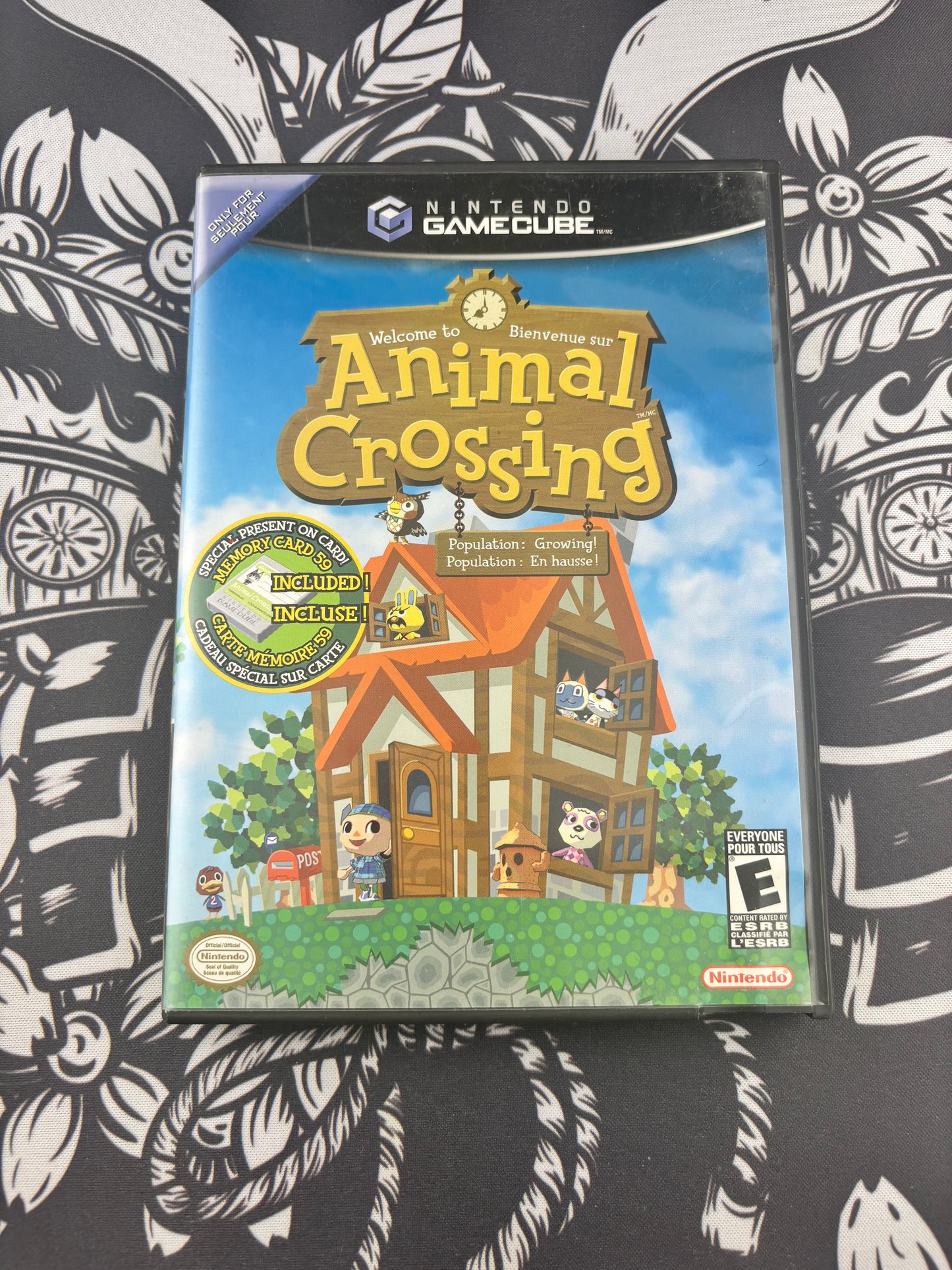 Animal Crossing GameCube black label CIB