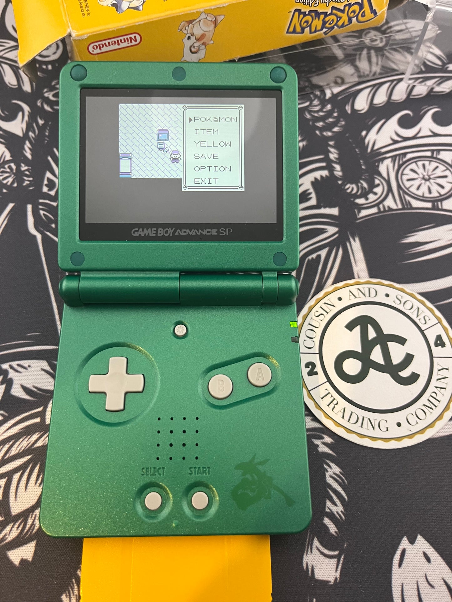 Pokémon Yellow Second Print Game and Box
