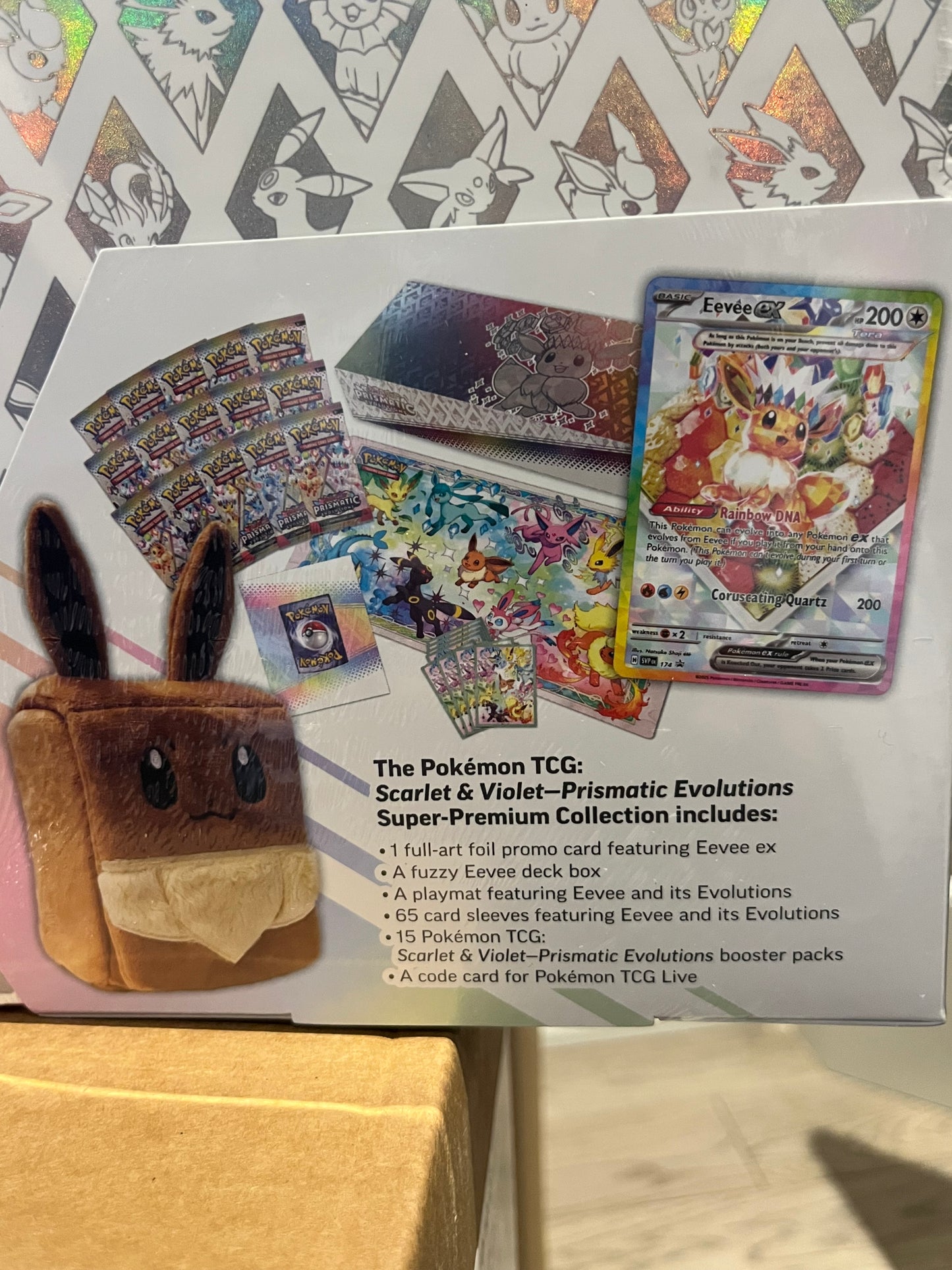 Prismatic Evolution Super Premium Collection Case of 4