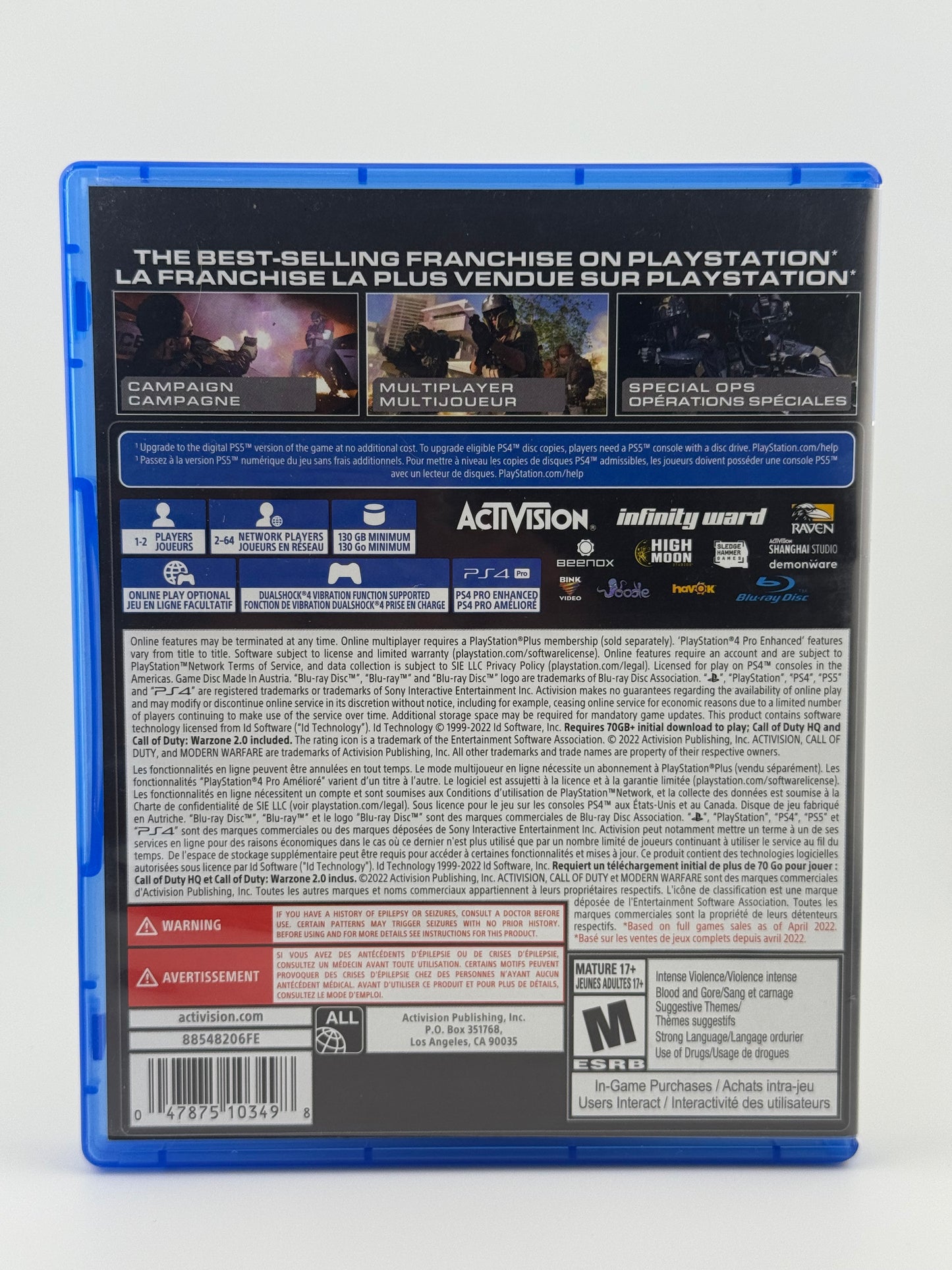 Call of Duty Modern Warefare 2 PS4 CIB