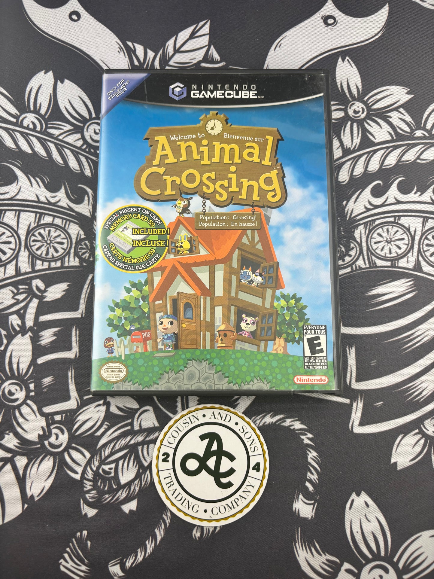 Animal Crossing GameCube black label CIB