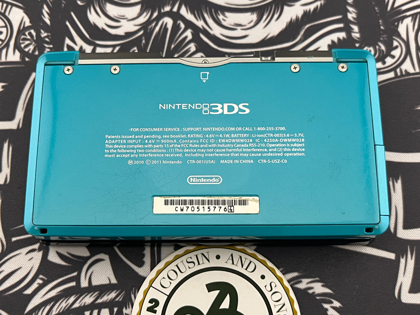 Aqua 3DS Loose with Animal Crossing