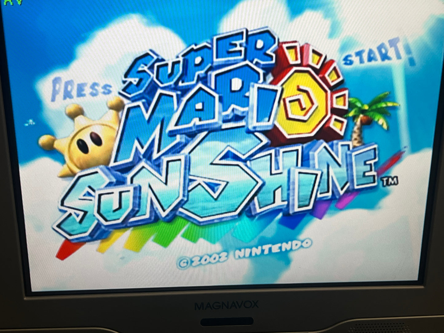 Super Mario Sunshine Players Choice GameCube CIB