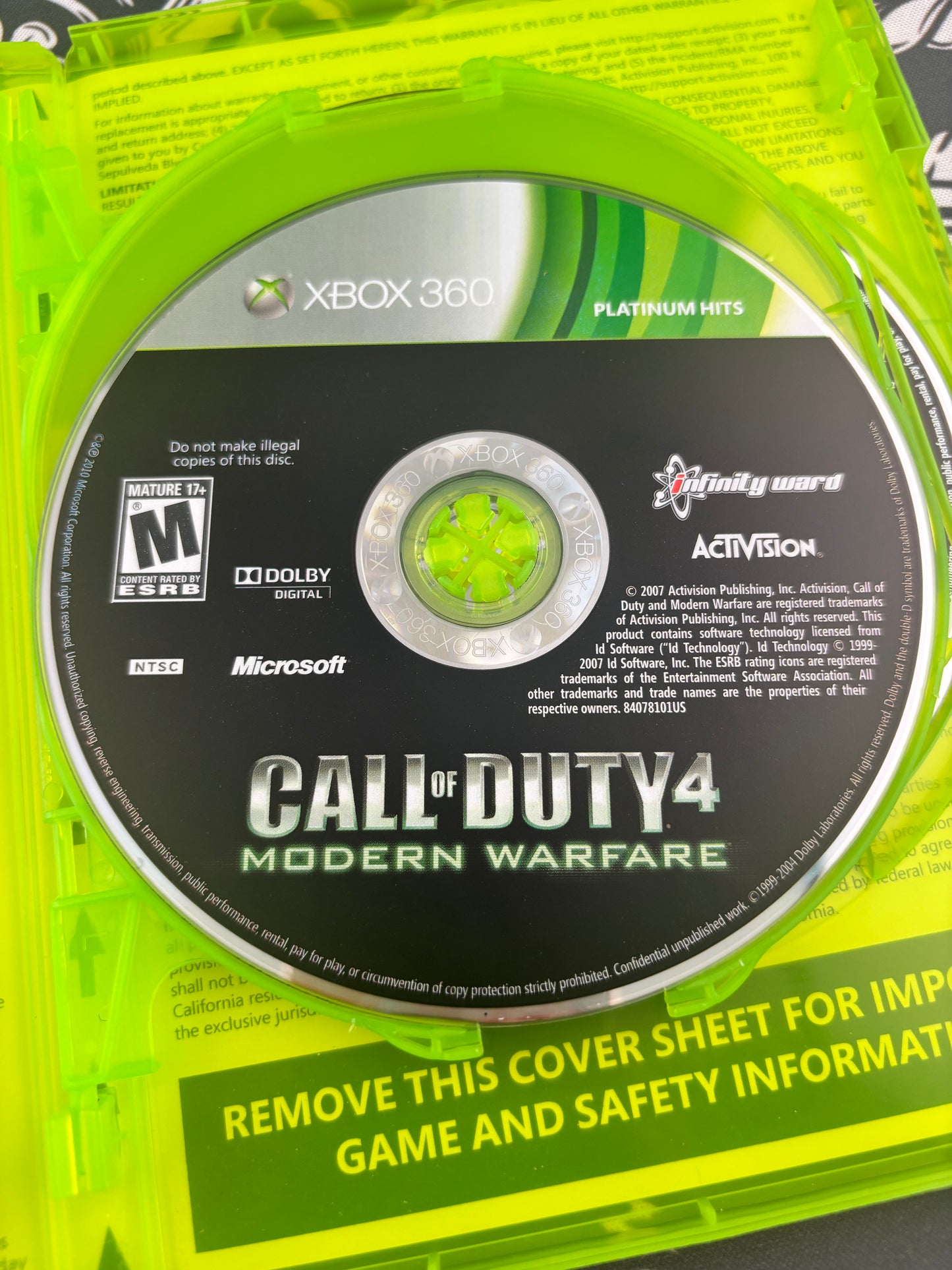 Call of Duty Modern warfare Collection Xbox 360 CIB