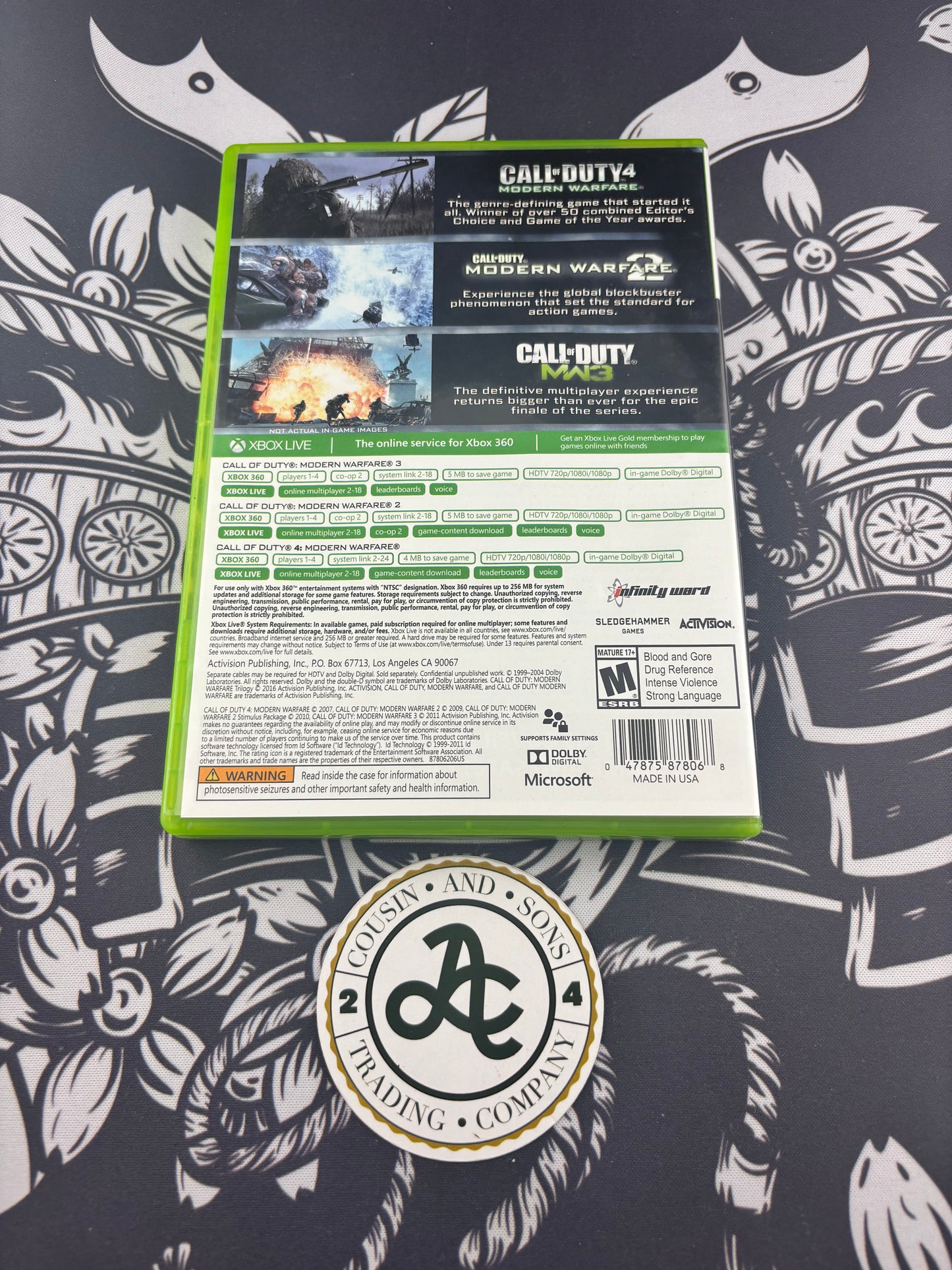 Call of Duty Modern warfare Collection Xbox 360 CIB