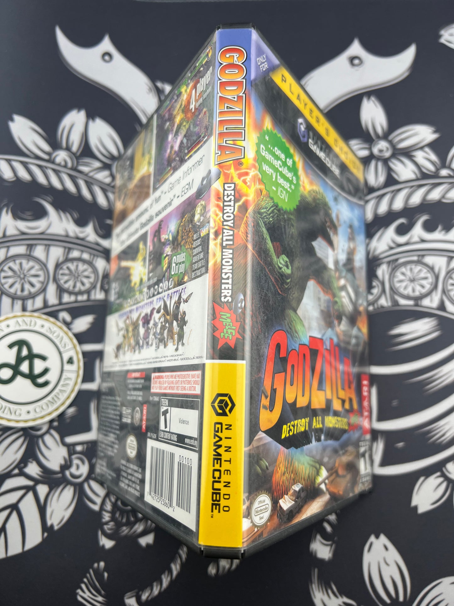 Godzilla All Monster Melee GameCube Player Choice CIB