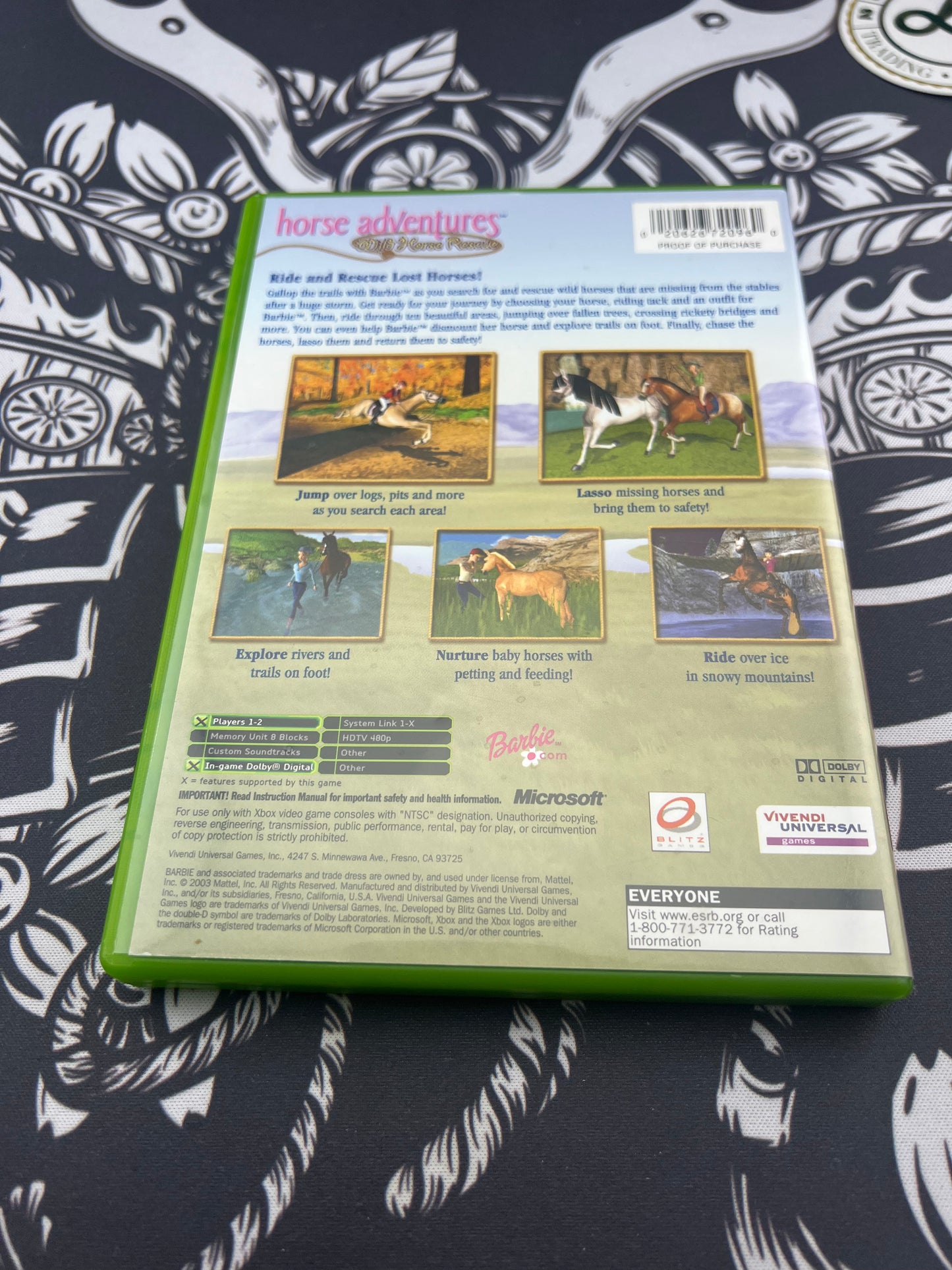 Barbie Horse Adventures Wild Horse rescue Xbox CIB