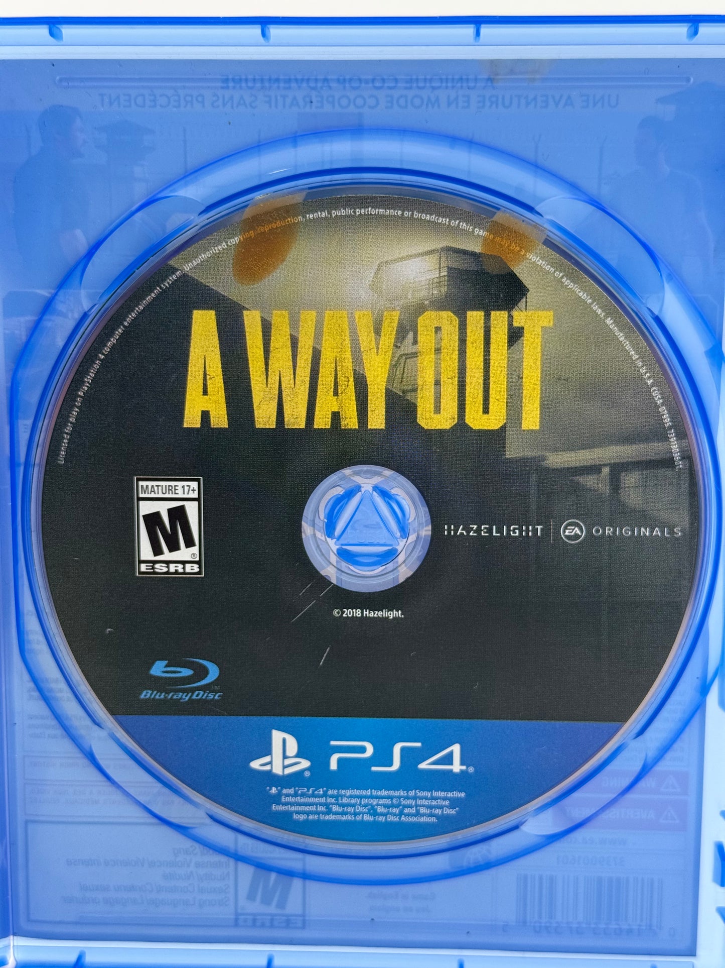 A Way Out PS4 CIB