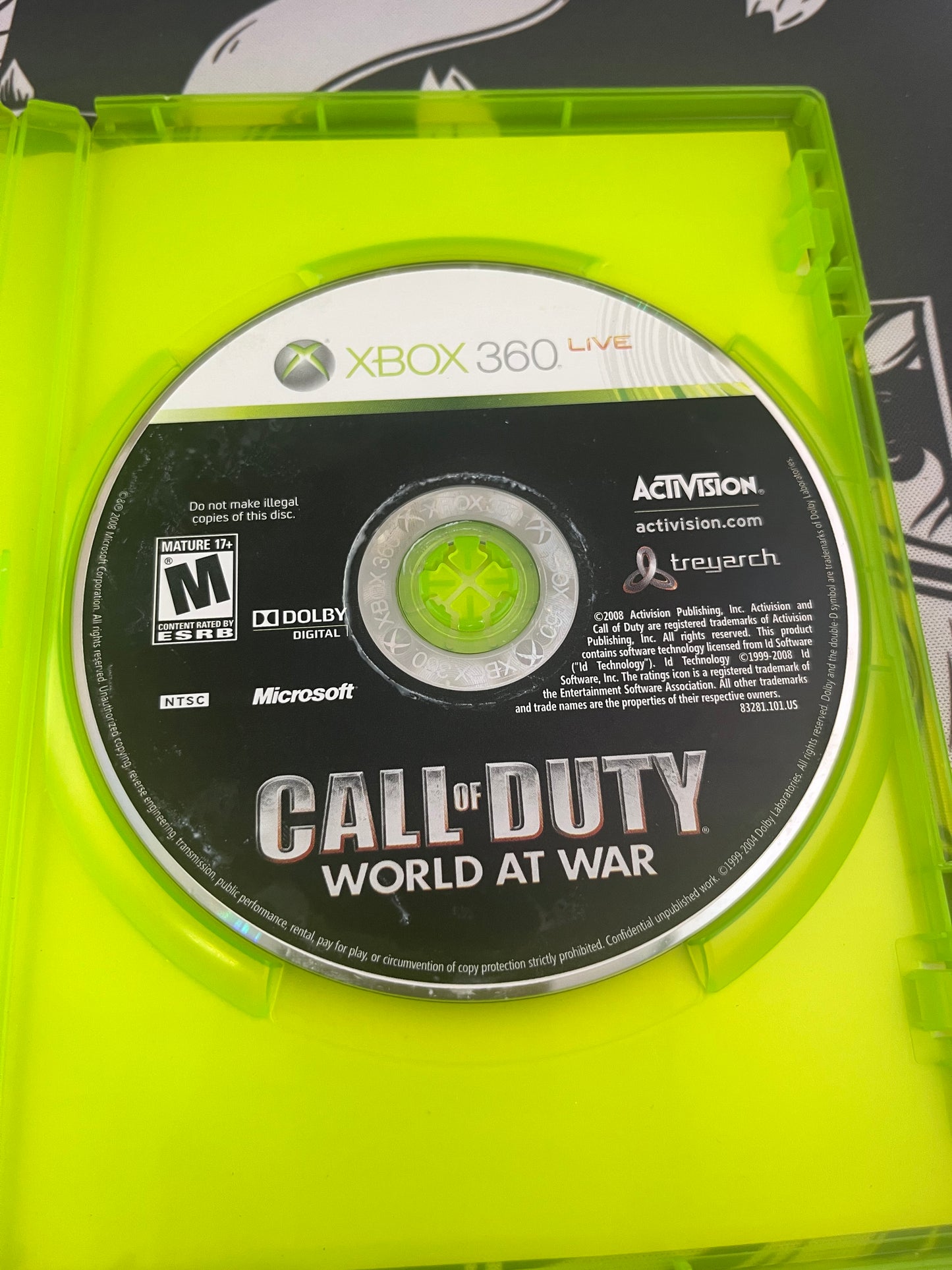 Call of Duty World at War Xbox 360 CIB