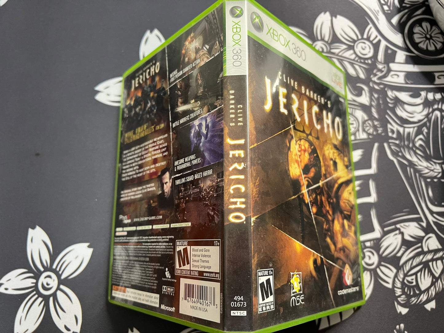 Clive Barker's Jericho (Microsoft Xbox 360, 2007) Complete With Manual