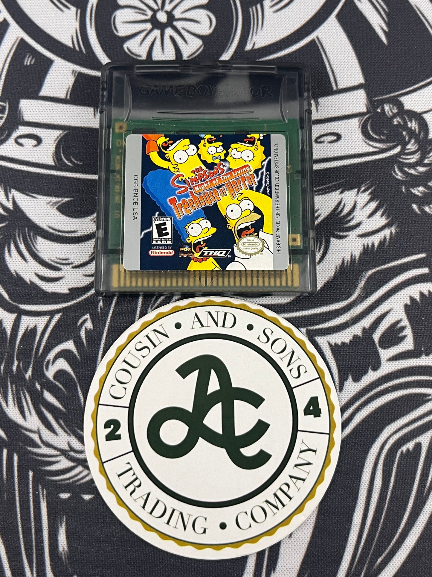 Simpsons Night of Living Treehouse GBC Loose
