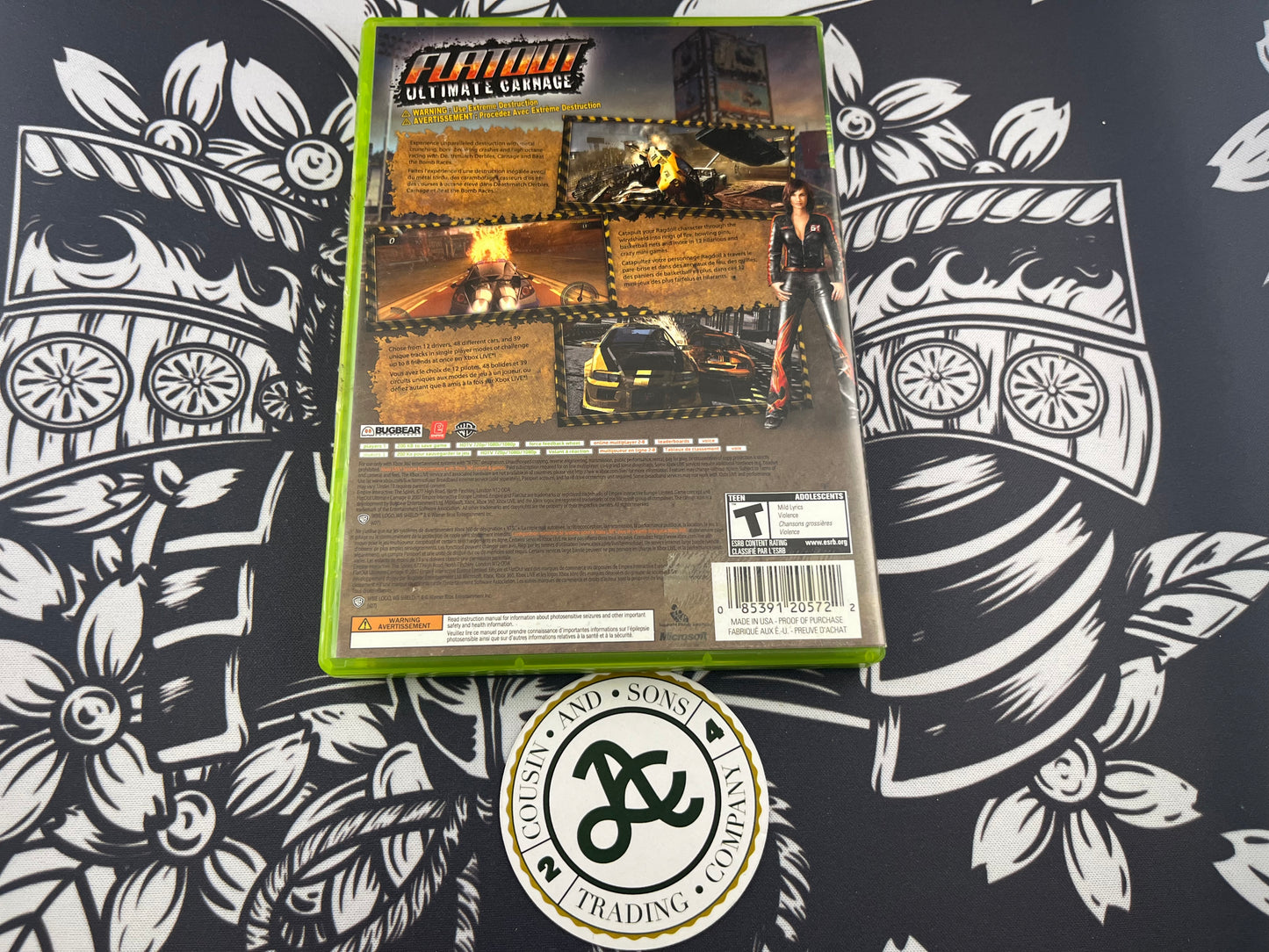 Flatout Ultimate Carnage Xbox 360 CIB