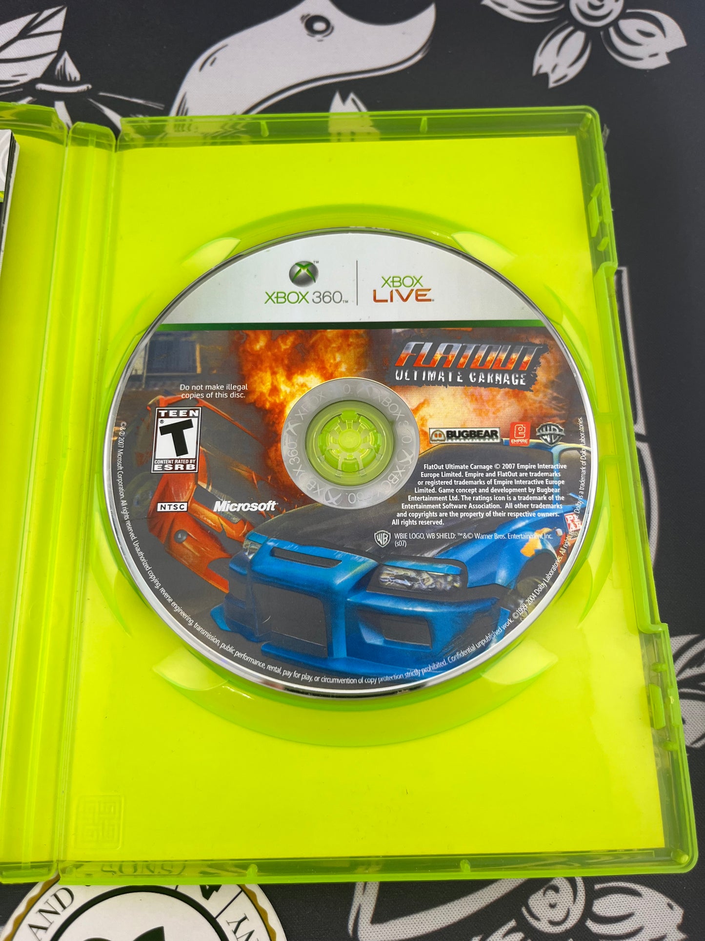 Flatout Ultimate Carnage Xbox 360 CIB