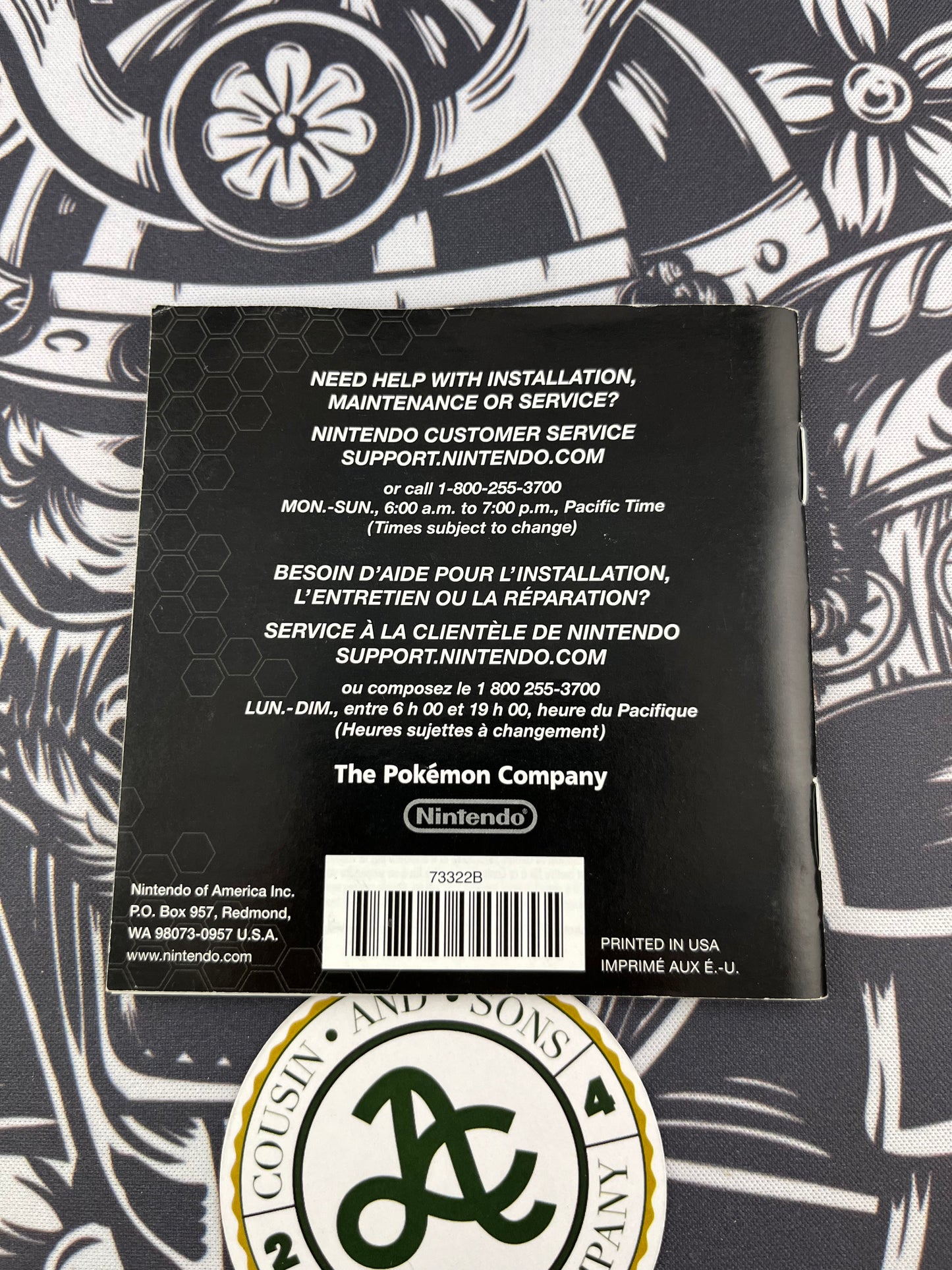 Pokémon Black DS Manual Only
