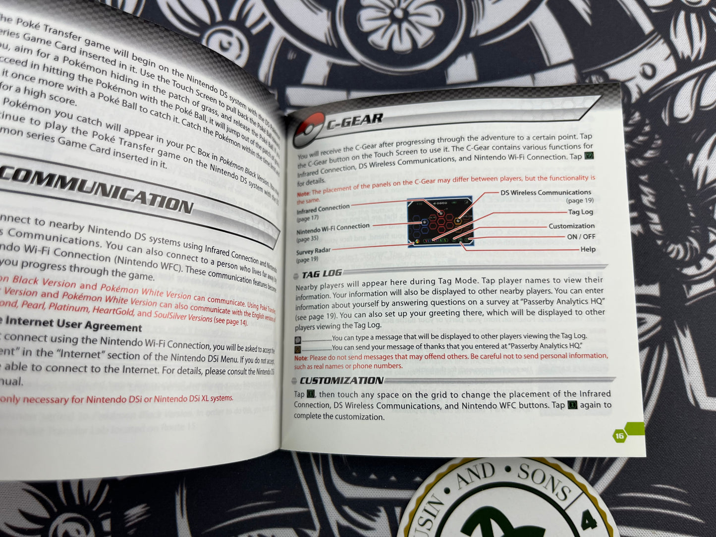 Pokémon Black DS Manual Only