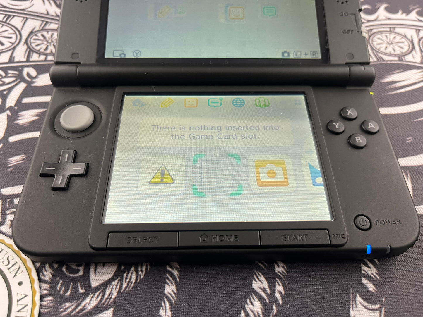 Black 3DS XL With 2 games