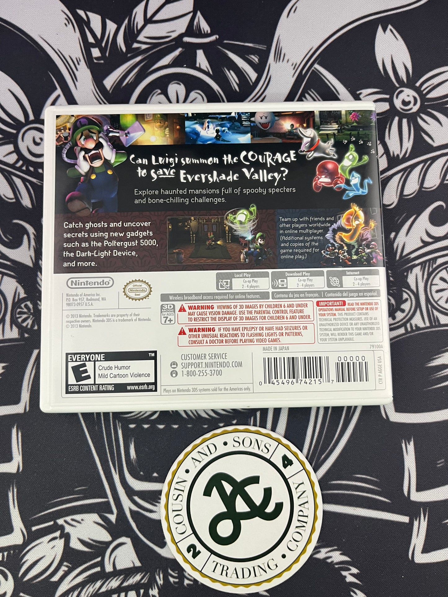 Luigi Mansion Dark Moon 3DS CIB
