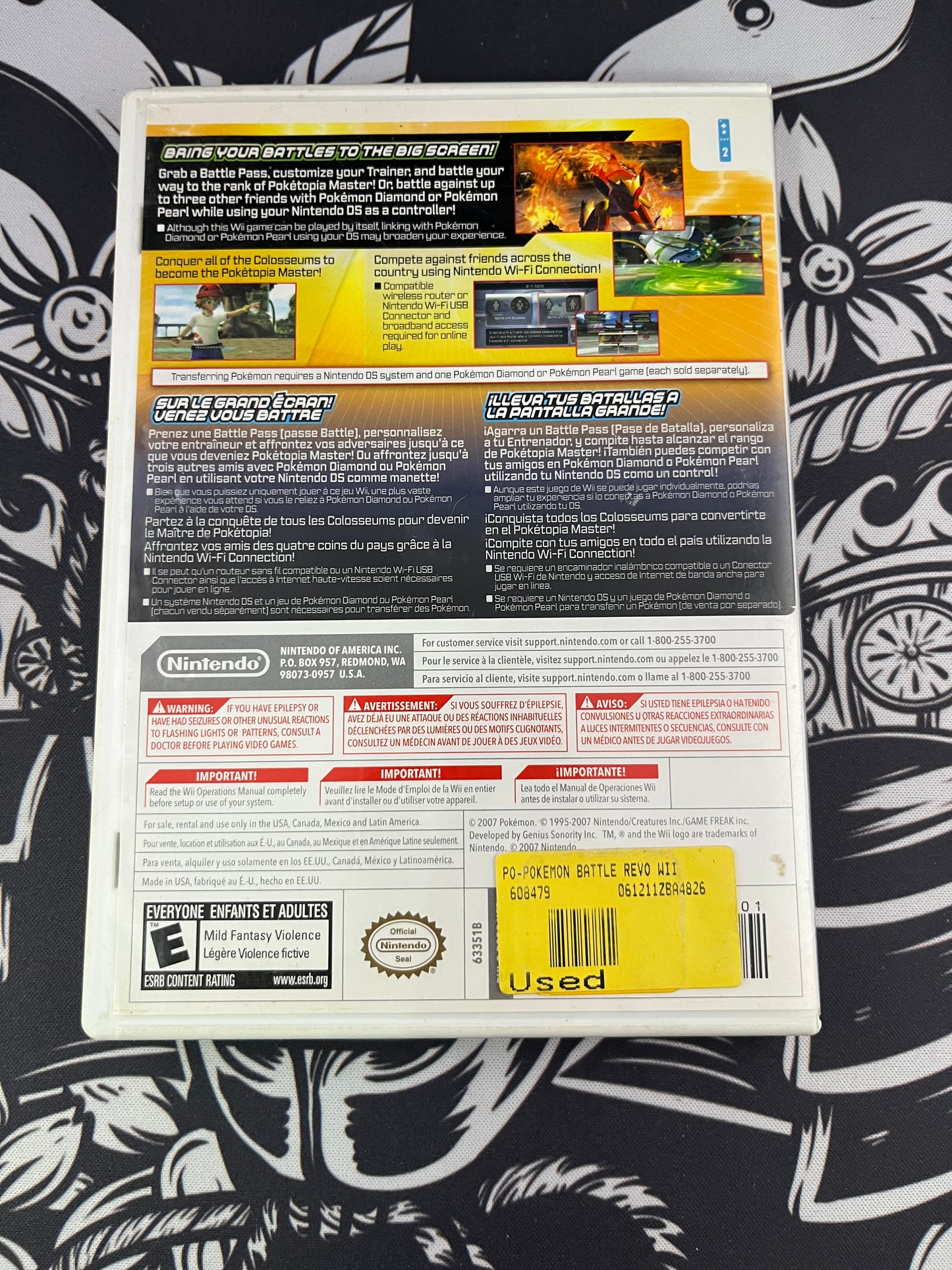Pokémon Battle Revolution Wii CIB