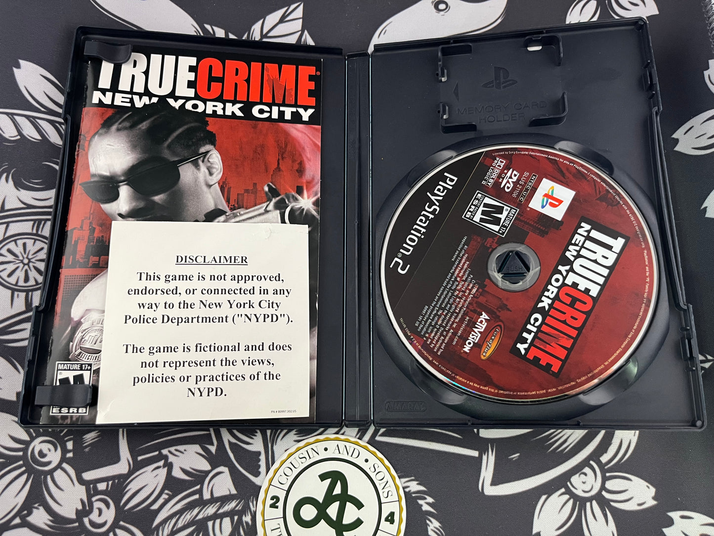 True Crime New York City PS2 CIB