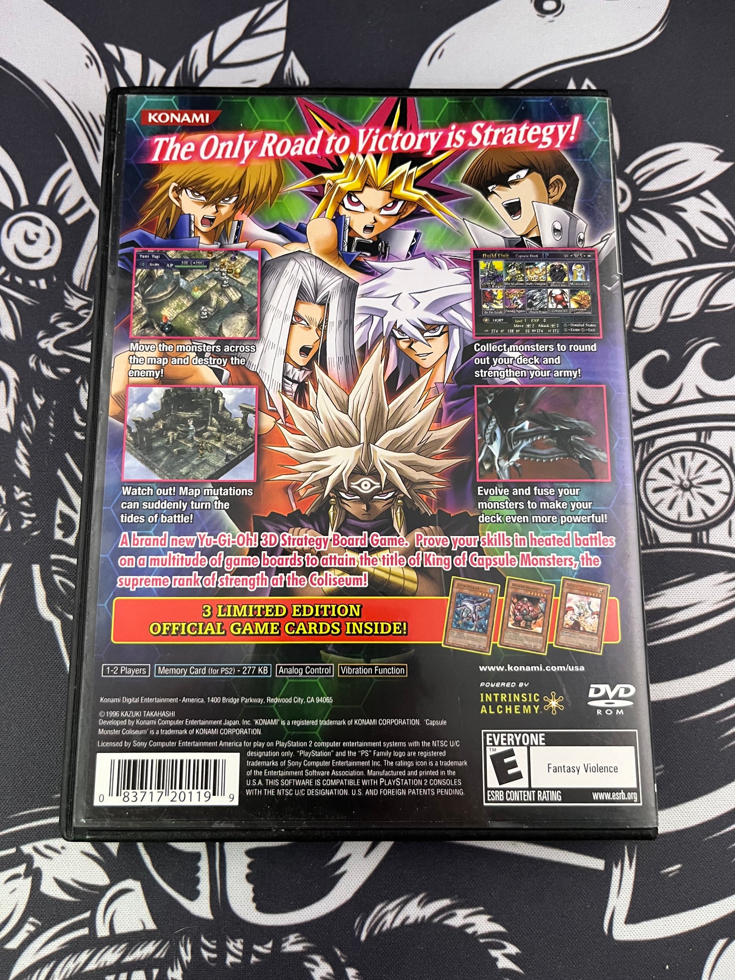 Yu-Gi-Oh! Capsule Monster Coliseum PS2 CIB no cards