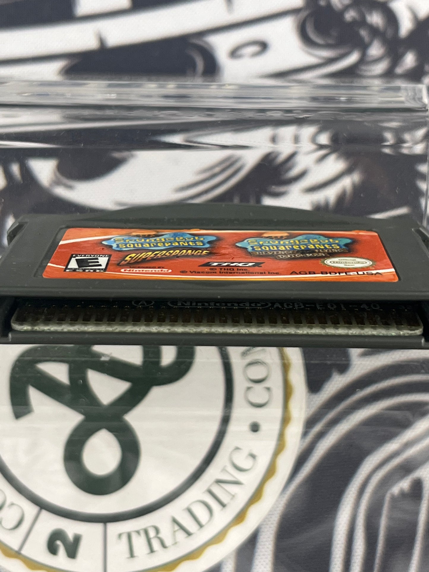 2 Games in 1 SpongeBob GBA loose