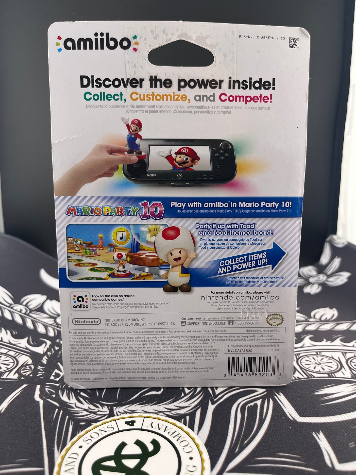 Super Mario Toad Amiibo