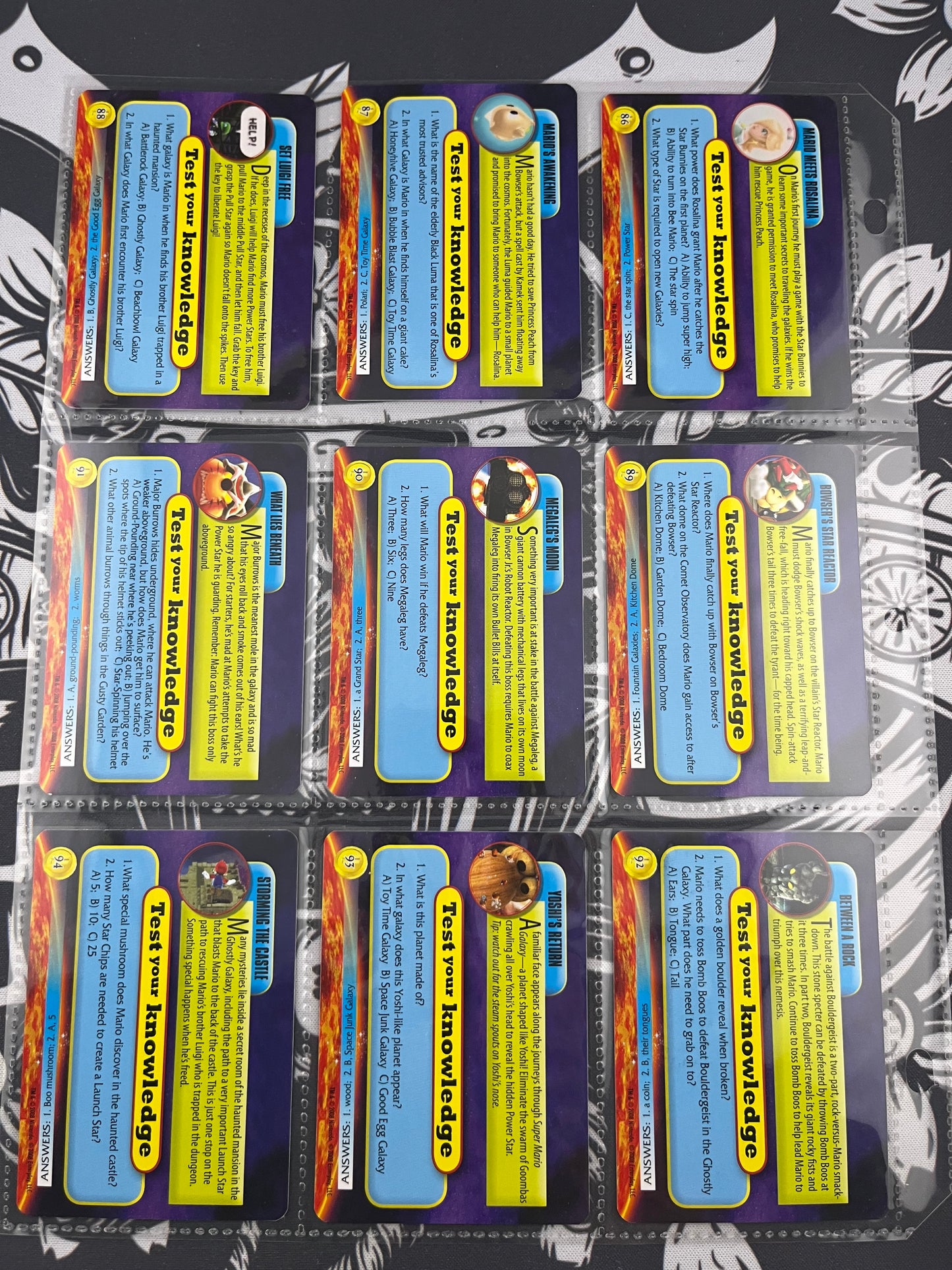 Super Mario Galaxy Complete base set