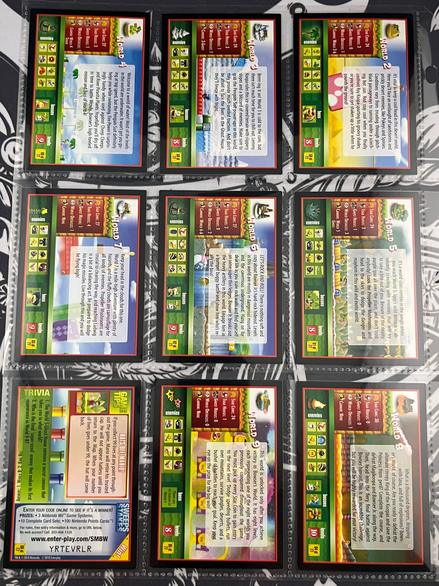 Super Mario Bros Wii Card set 76/77