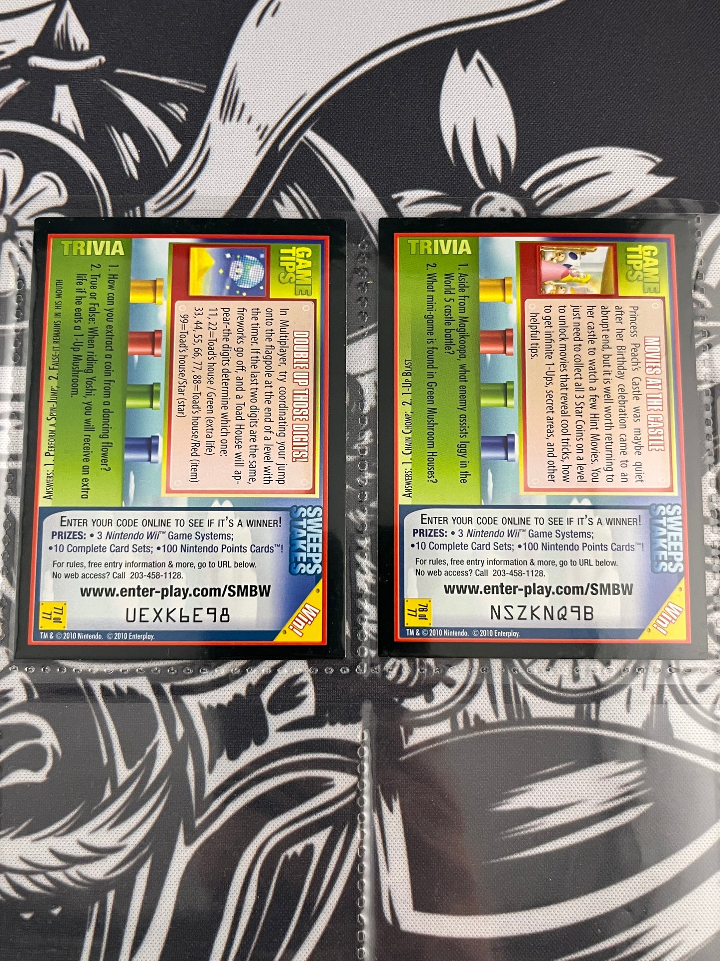 Super Mario Bros Wii Card set 76/77