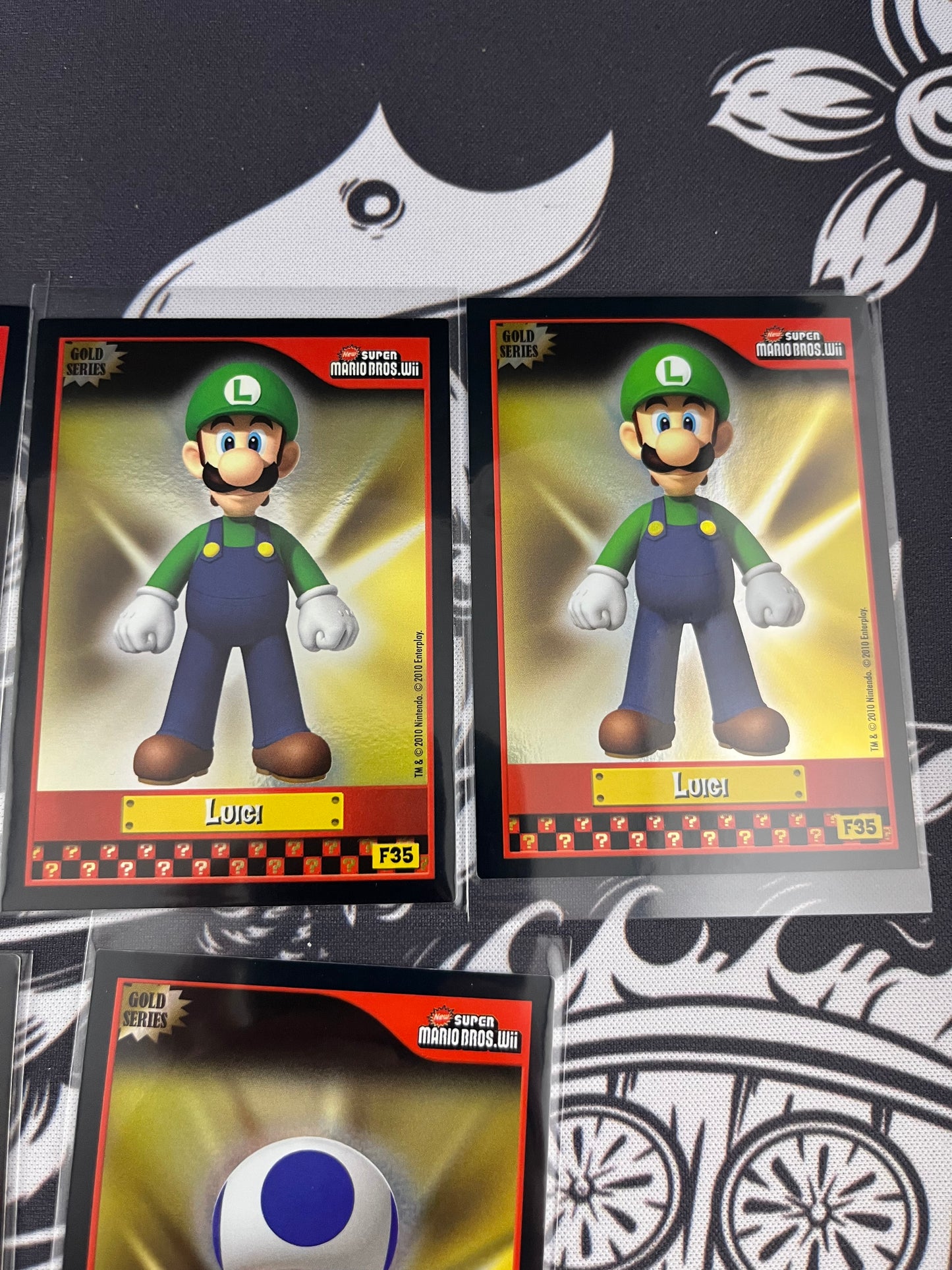 Super Mario Bros Gold Foil Set 6 cards