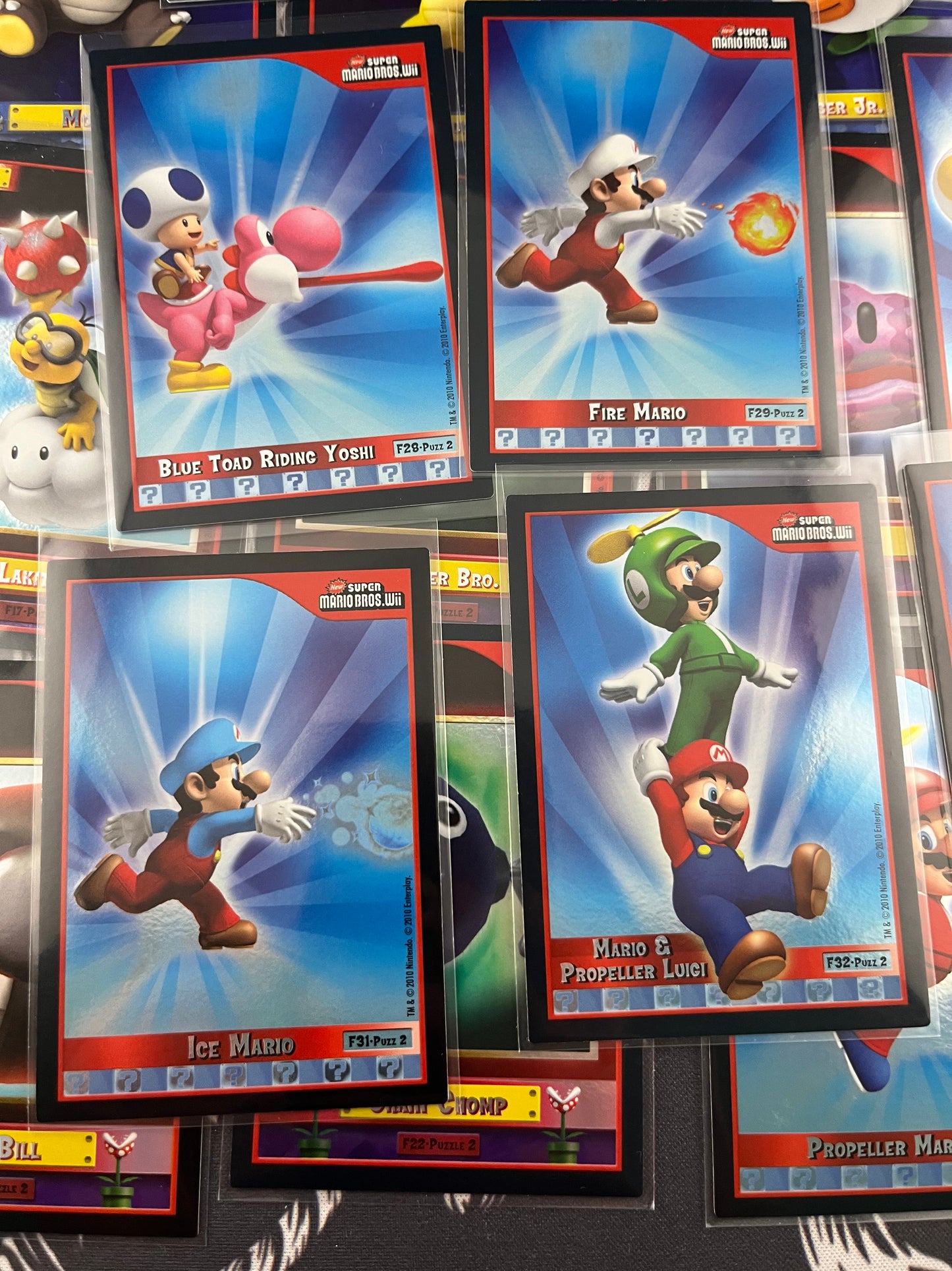 Super Mario Bros Foil Cards puzzle