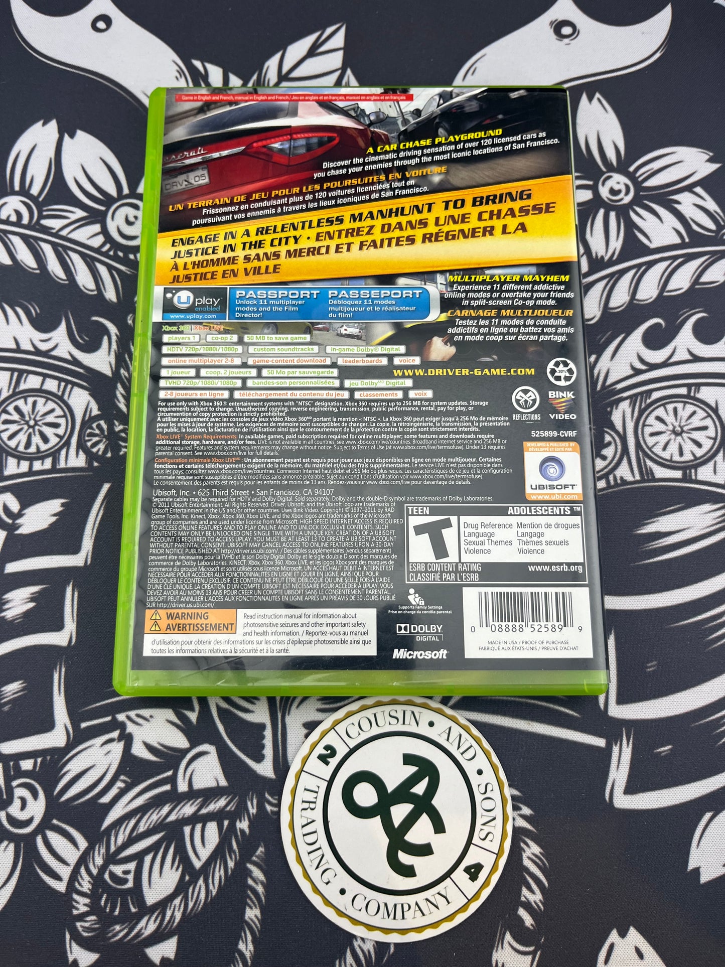 Driver San Francisco Xbox 360 CIB