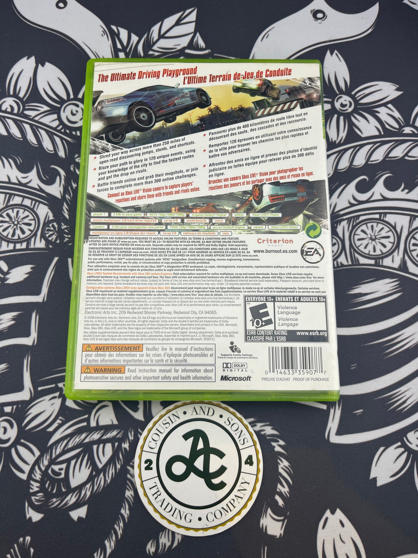 Burnout Paradis Xbox 360 CIB