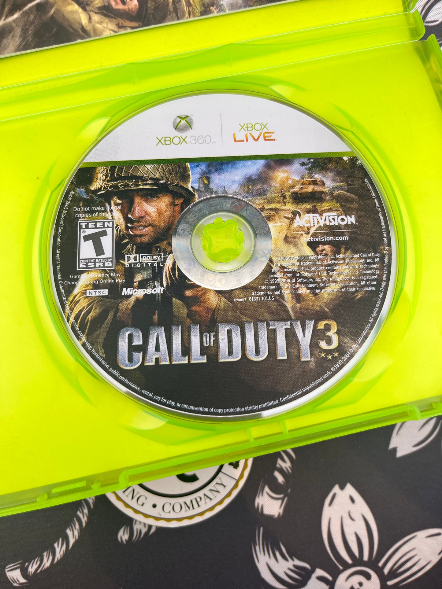 Call of Duty 3 Xbox 360 CIB