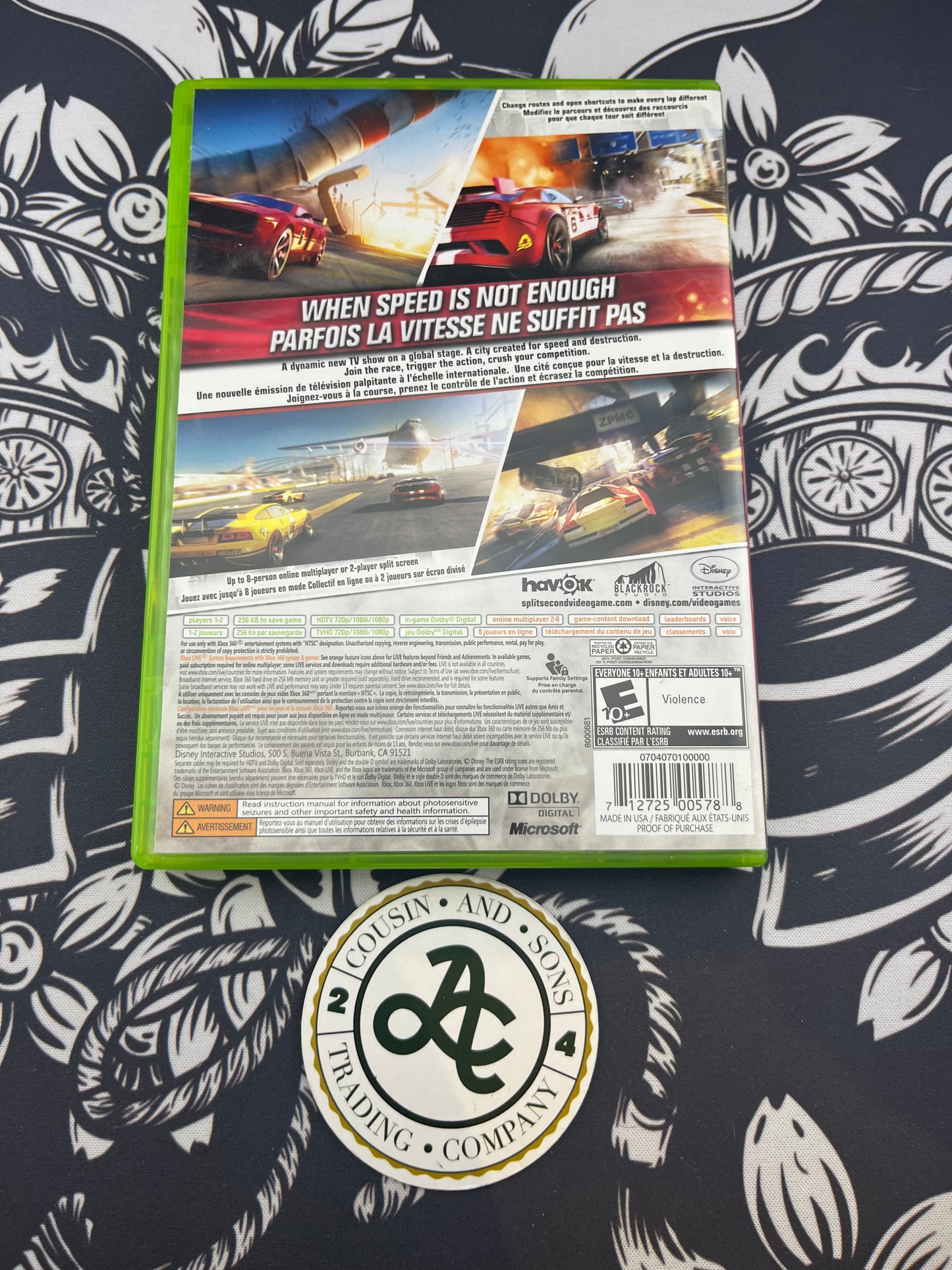 Split Second Xbox 360 CIB