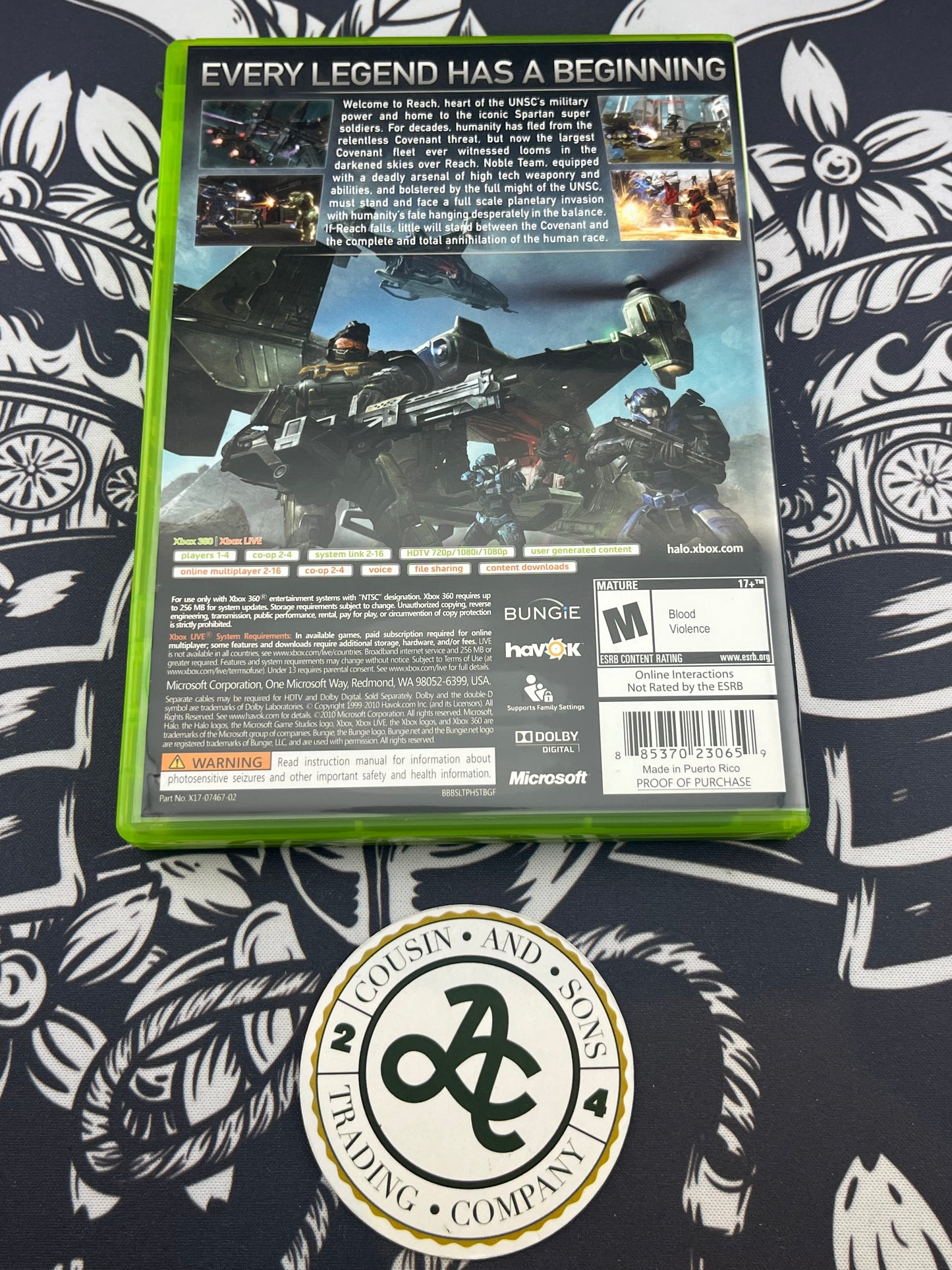 Halo Reach Xbox 360 CIB